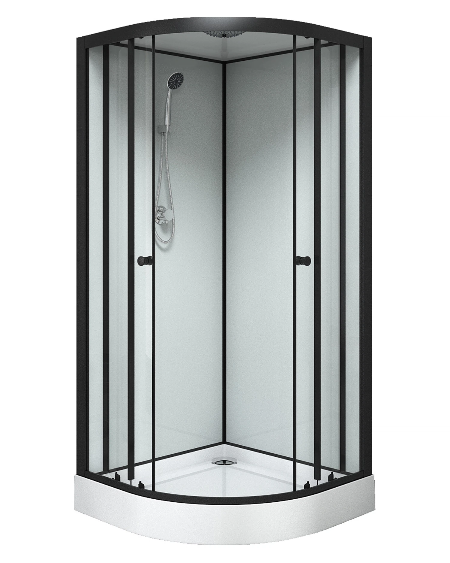 Изображение товара Душевая кабина 90x90 см с низким поддоном и прозрачным стеклом CS-22109