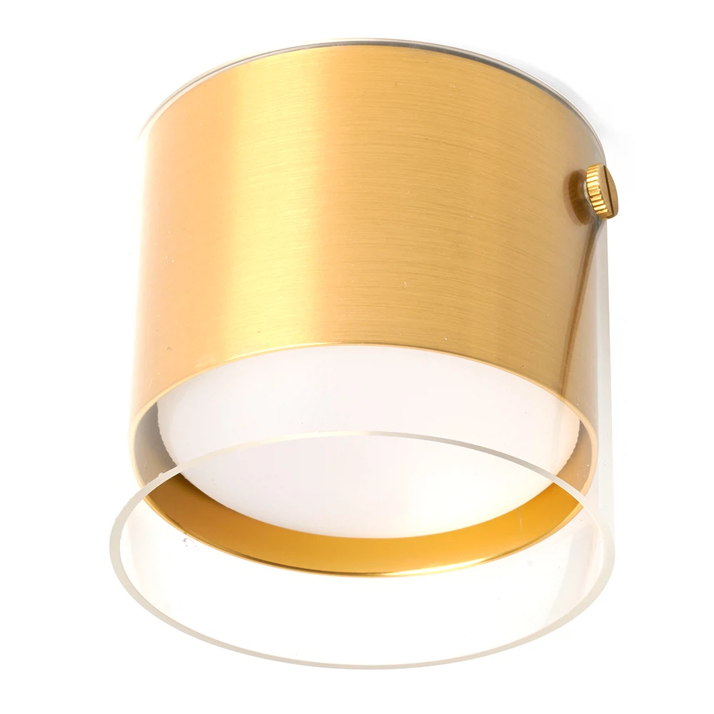Изображение товара Потолочный светильник Feron HL389 Barrel LUMINA GX53 12Вт золотой