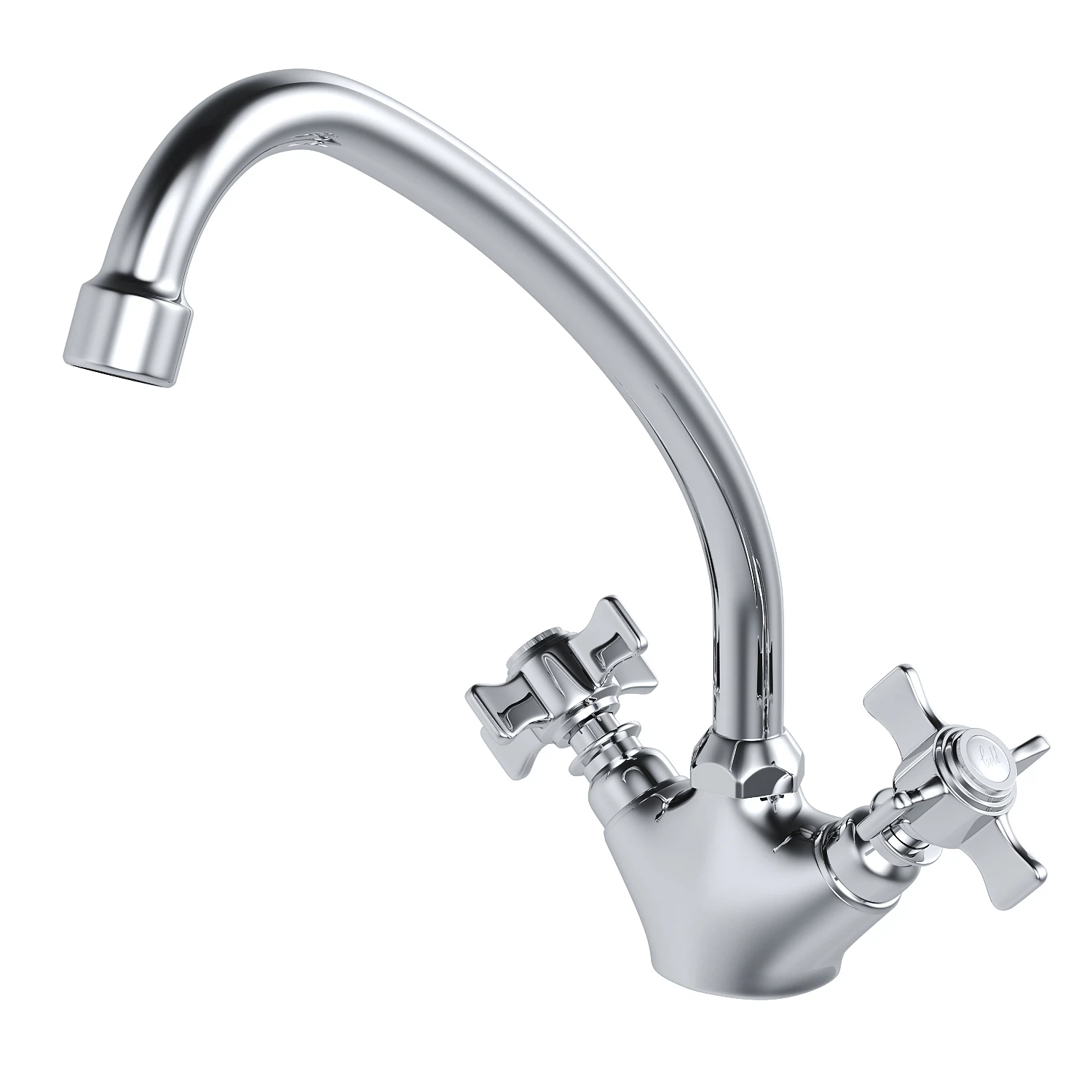 Изображение товара Вентильный кухонный смеситель Mixline ML30-03 хром с длинным изливом