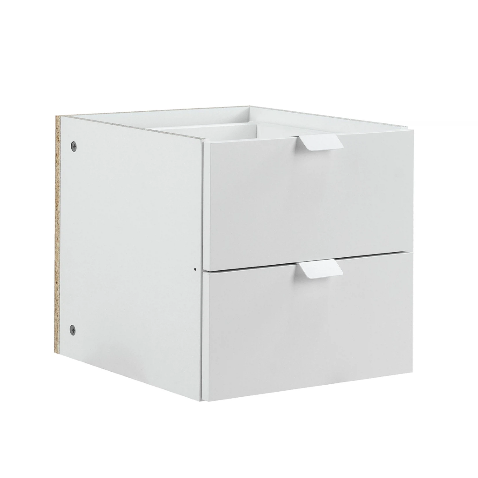 Изображение товара Модуль с двумя ящиками ФОРА белый комплект для хранения мебели