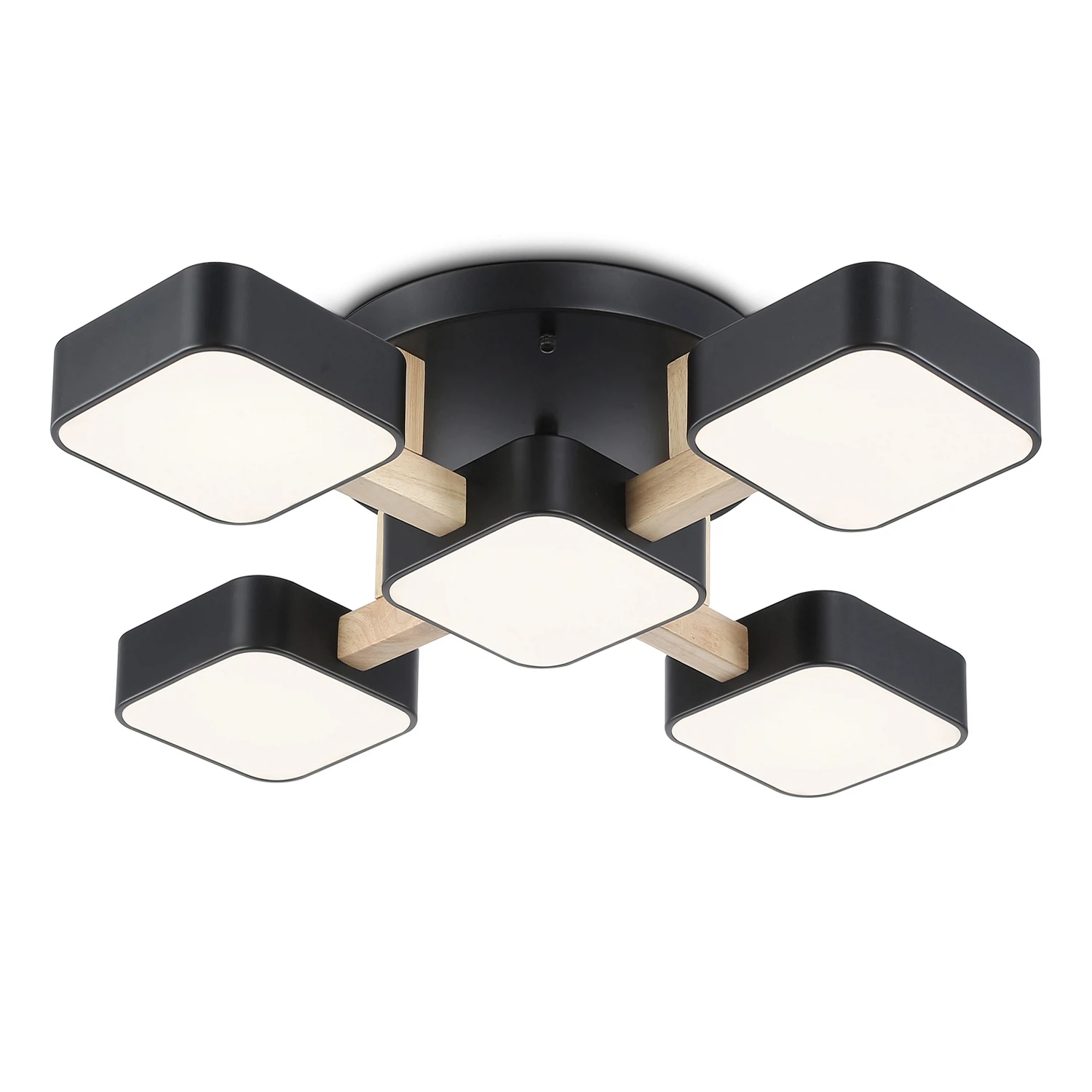 Изображение товара Люстра светодиодная на штанге FL4883 Ambrella light черный 90W стиль хай-тек