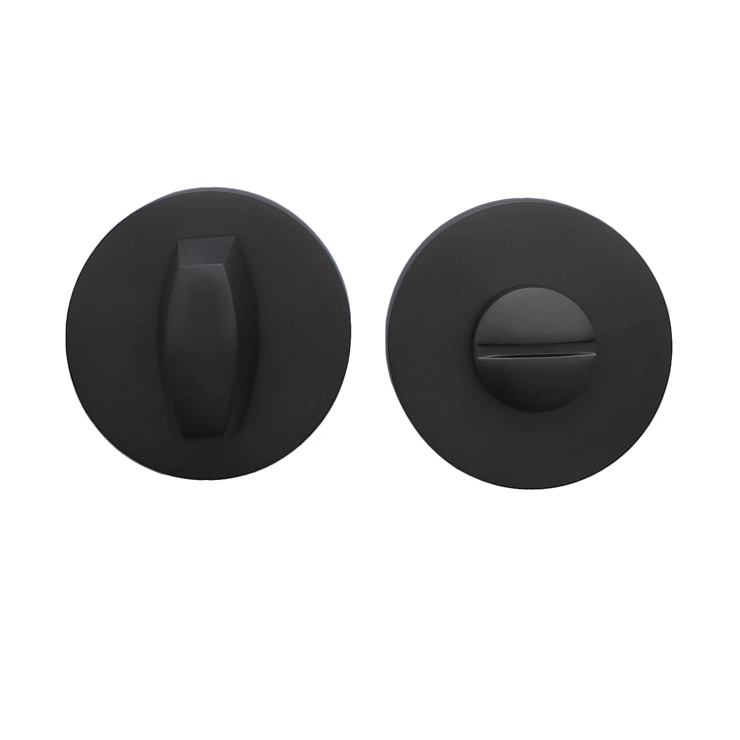 Изображение товара Ручка поворотная Vrata AE20 серия 06 slim черная для межкомнатных дверей