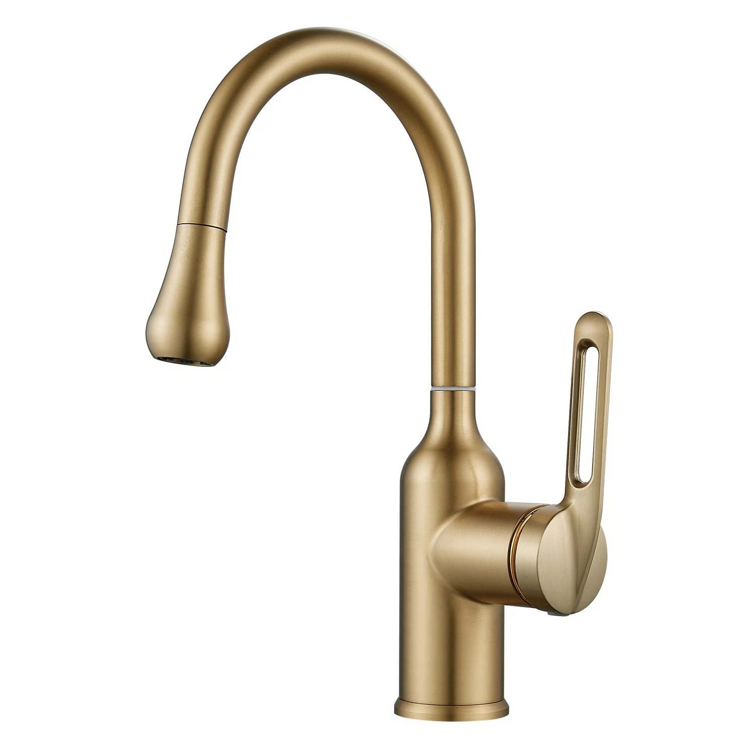 Изображение товара Смеситель для раковины Raffine F101G, золотой сатин