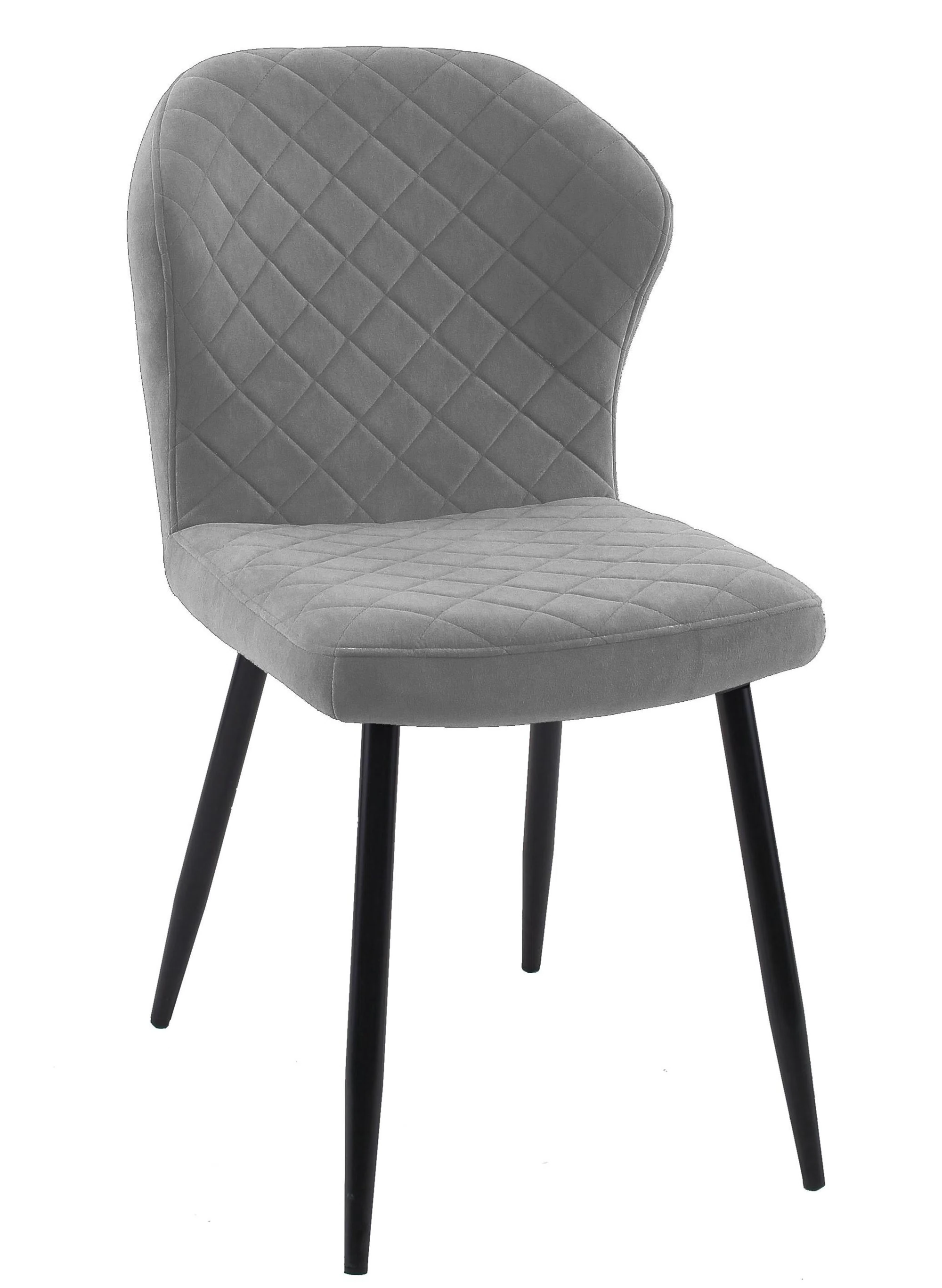 Изображение товара Стул DikLine 239М B22 GREY с металлическим каркасом и обивкой из микровелюра