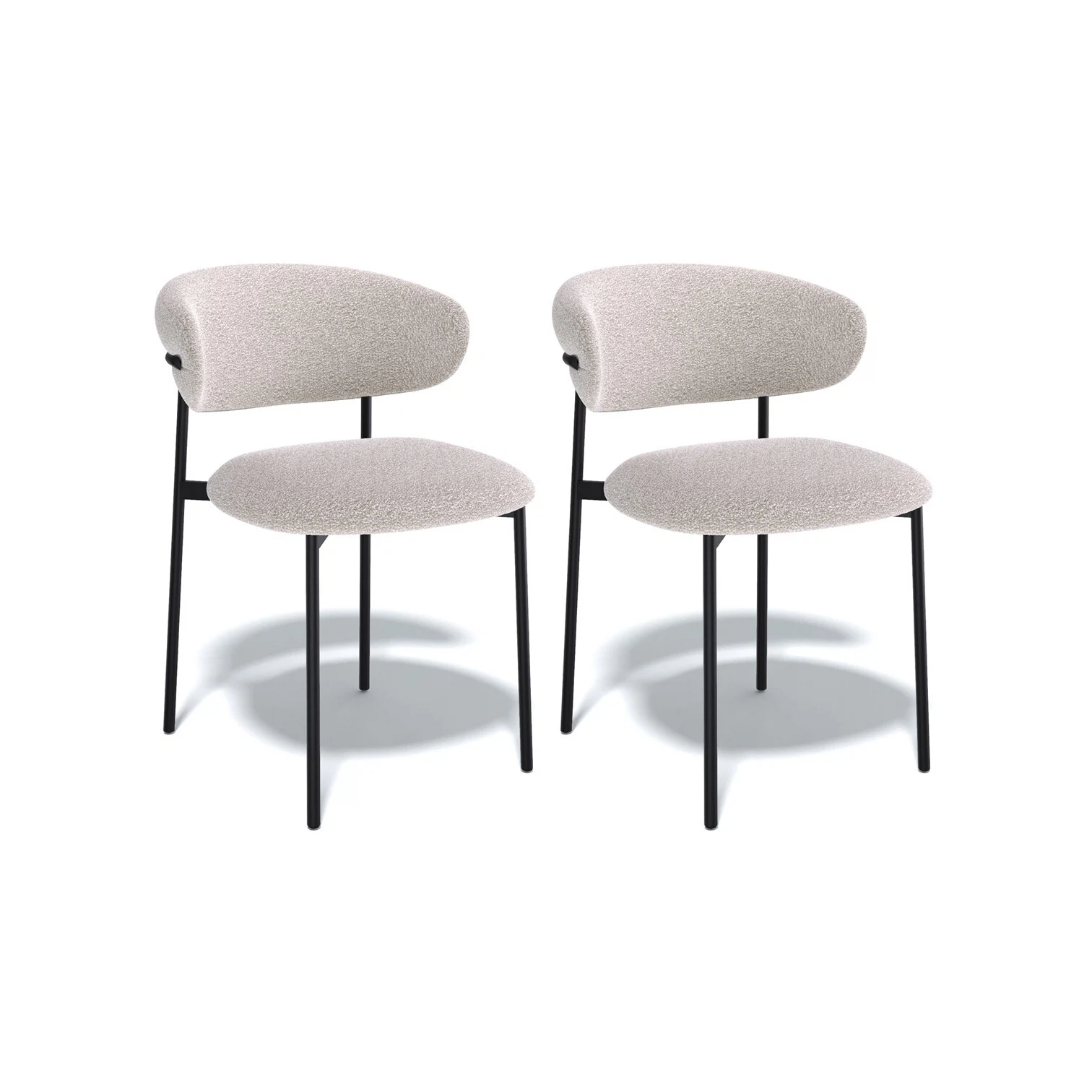 Изображение товара Комплект стульев Kenner 309SD черный/бежевый B01