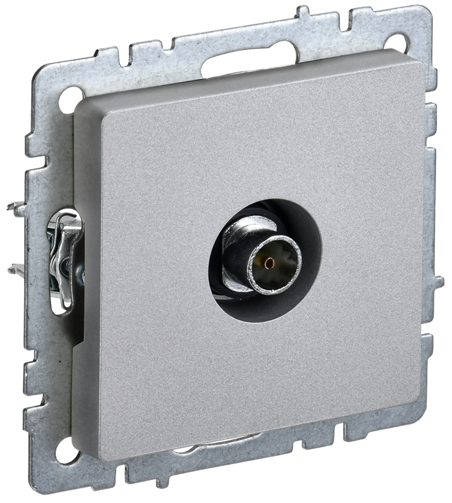 Изображение товара Розетка IEK BRITE РТВ11-0-БрА TV открытая серый