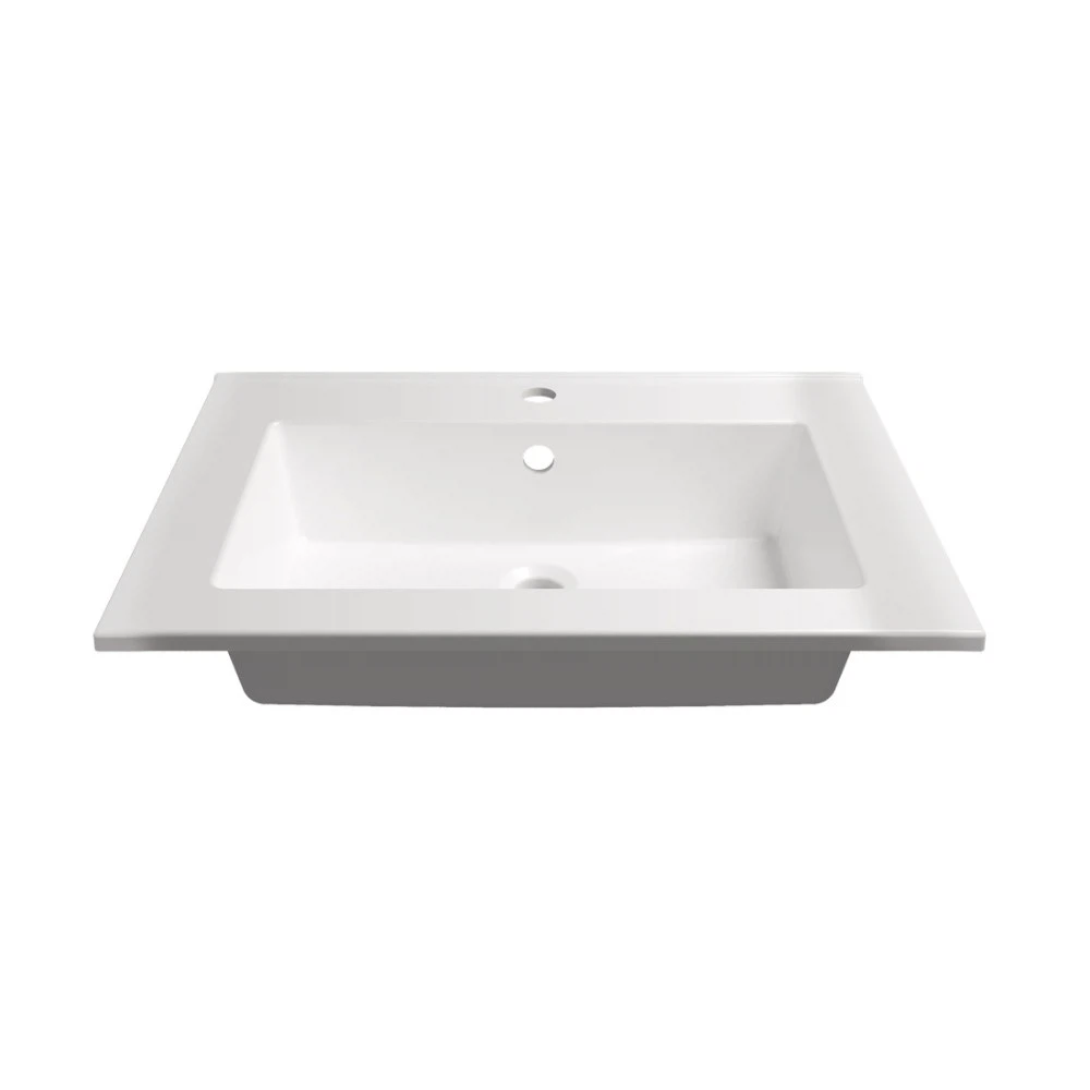 Изображение товара Раковина Paola Parma 650 из искусственного мрамора, встраиваемая, белая