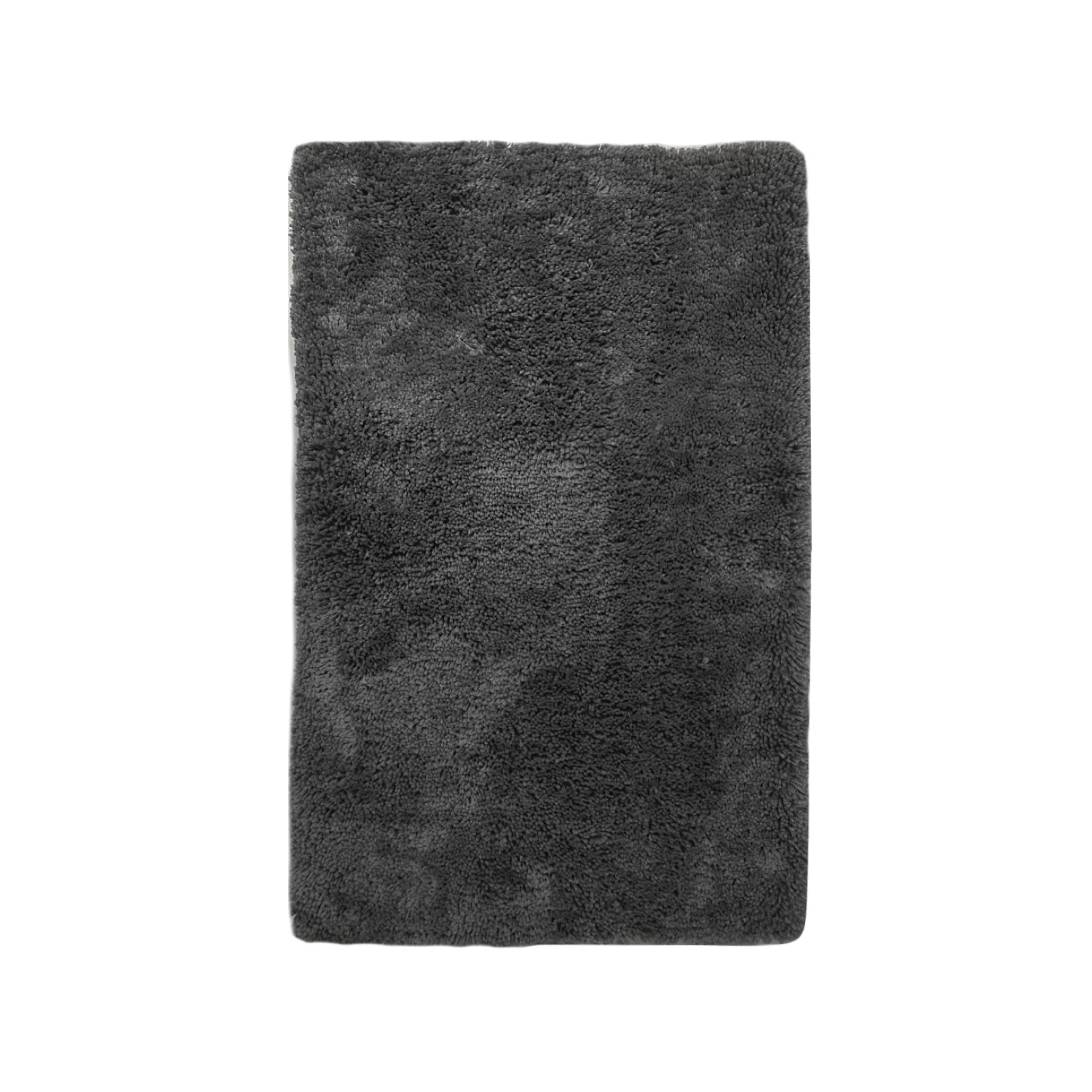 Изображение товара Коврик для ванной комнаты FLUFFY 60x100 см графит мягкий впитывающий антискользящий