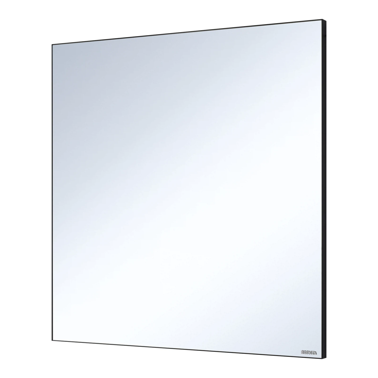 Изображение товара Зеркало Brevita MARS 100 для ванной комнаты с полочкой, черное матовое
