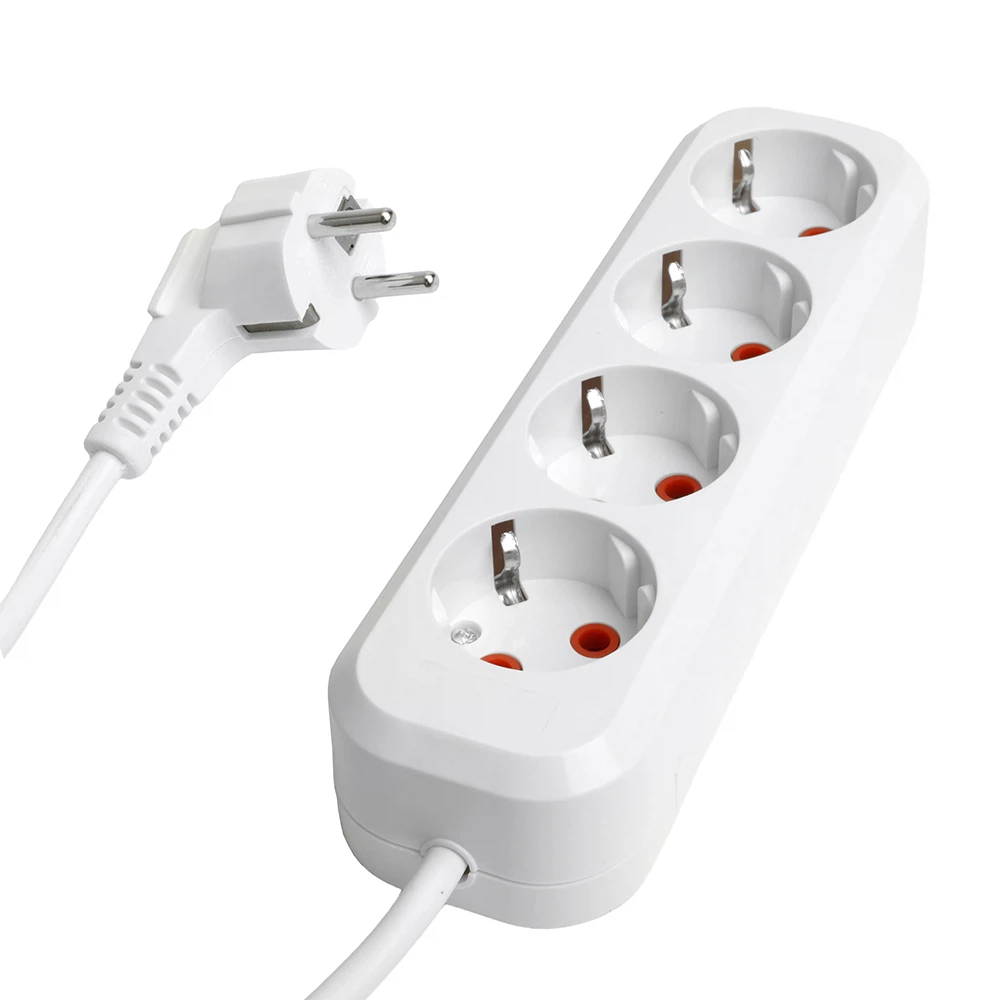 Изображение товара Удлинитель 4-местный STEKKER Home Белый 7м с защитой от перенапряжений Изображение товара Удлинитель 4-местный STEKKER Home Белый 7м с защитой от перенапряжений