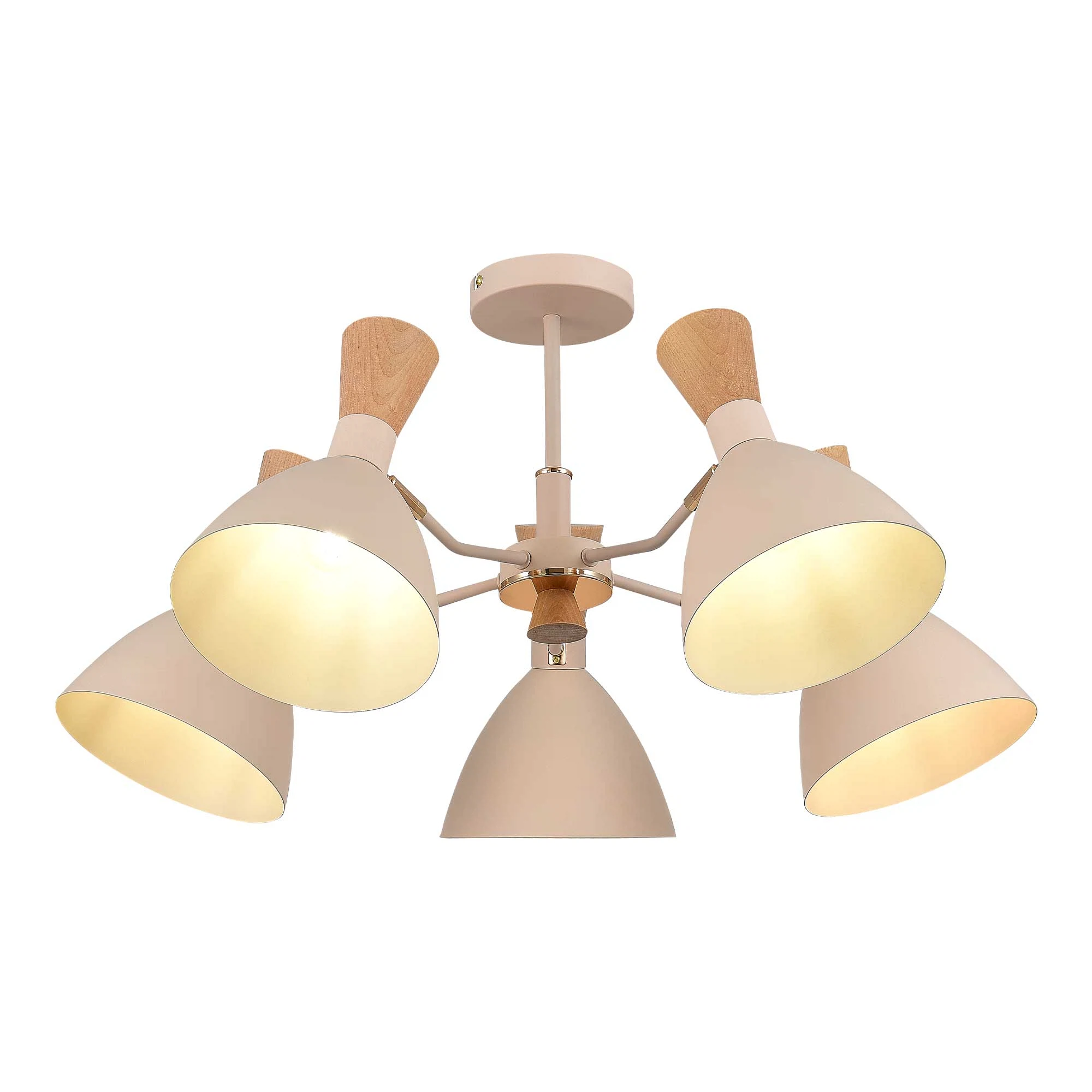 Изображение товара Люстра потолочная EVOLUCE VISTA E14 5х40W бежевый