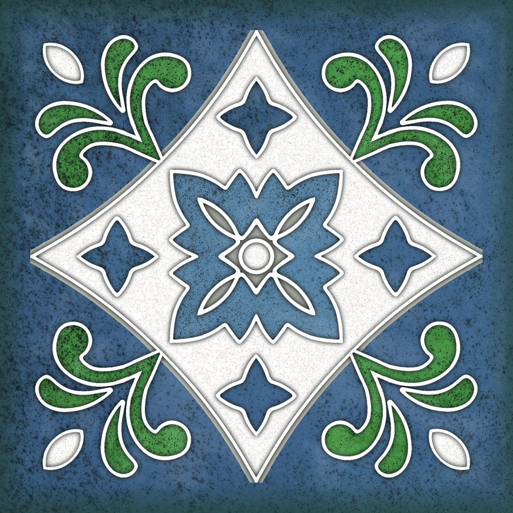 Изображение товара Плитка SMALTO DECOR 3 BLU 15*15 для кухни и ванной