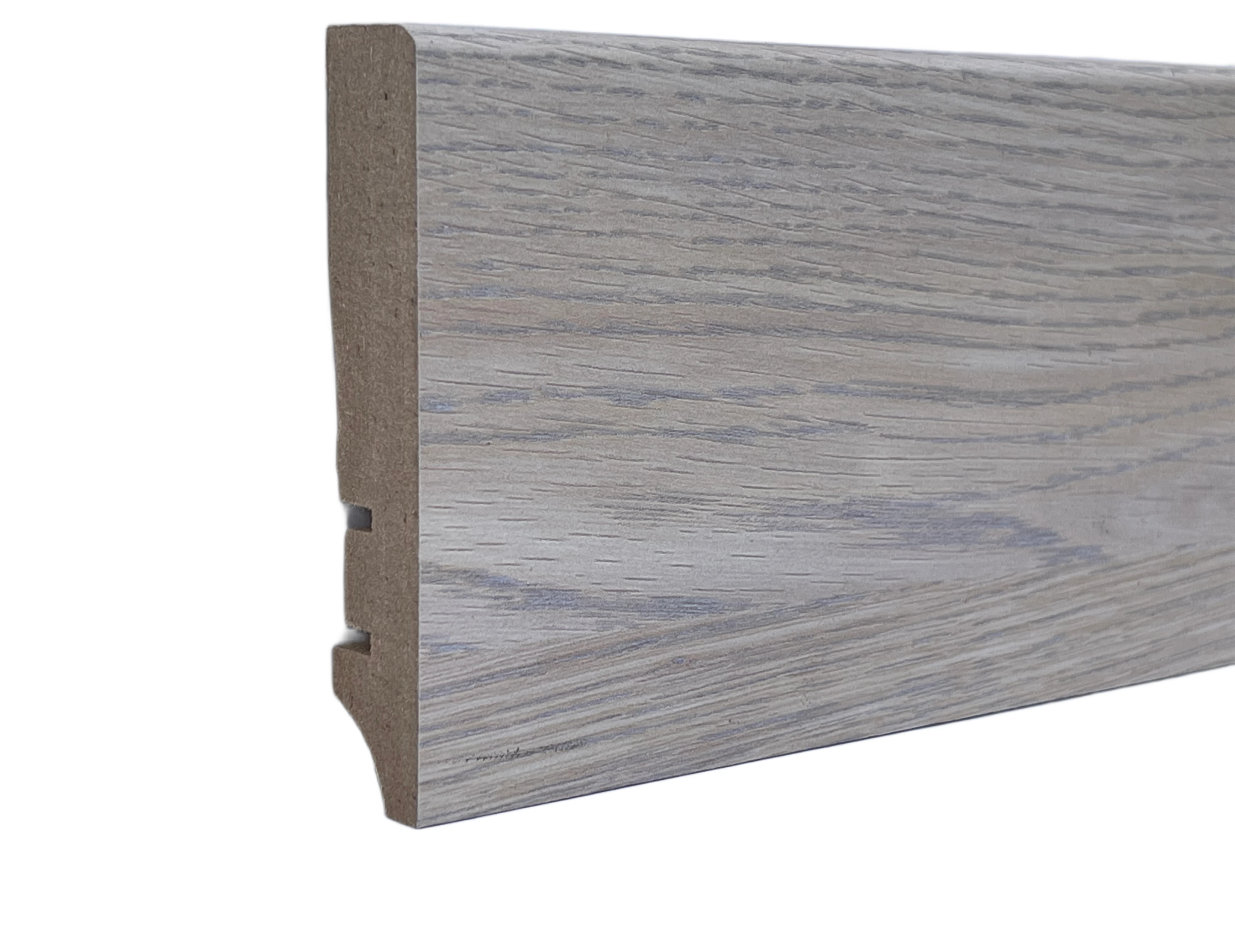 Изображение товара Плинтус МДФ Волшебная палочка. Гарден .228 Дуб Слоновая кость