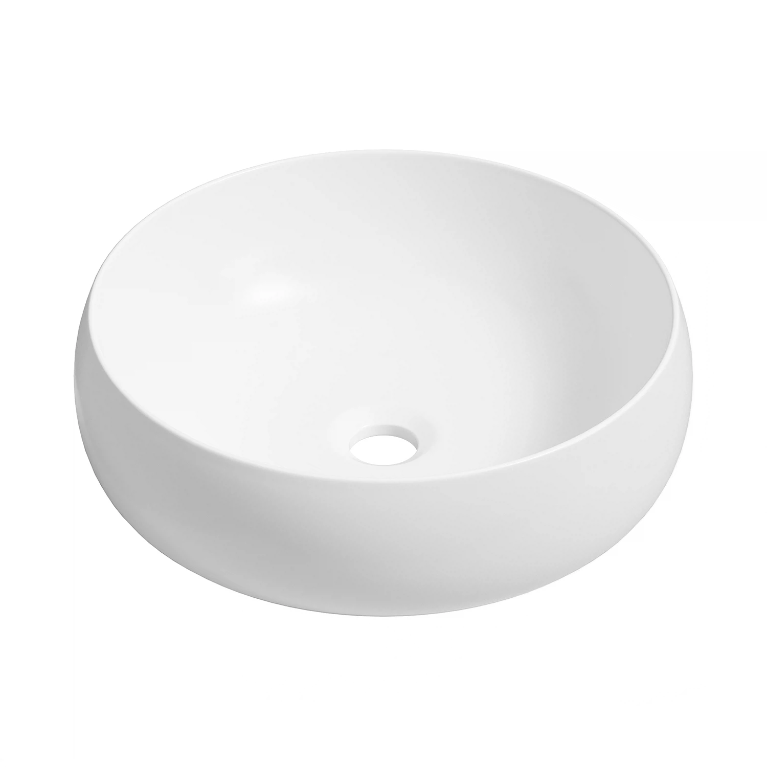 Изображение товара Накладная керамическая раковина Lavinia Boho Bathroom Sink 40x40 см белая