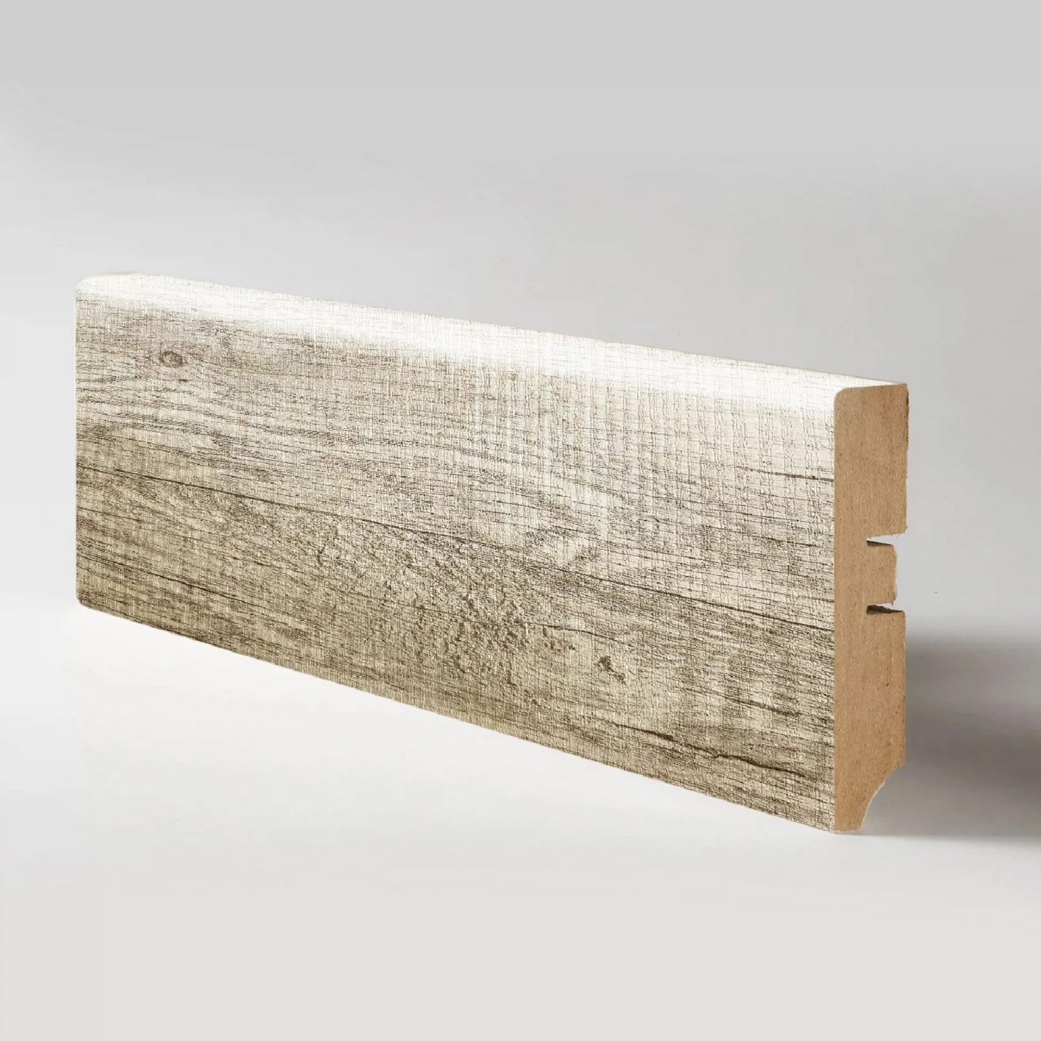 Изображение товара Плинтус МДФ ламинированный текстурный, цвет ДУБ ЛОФТ (2070х80х16) 10шт/уп PROFBUILD