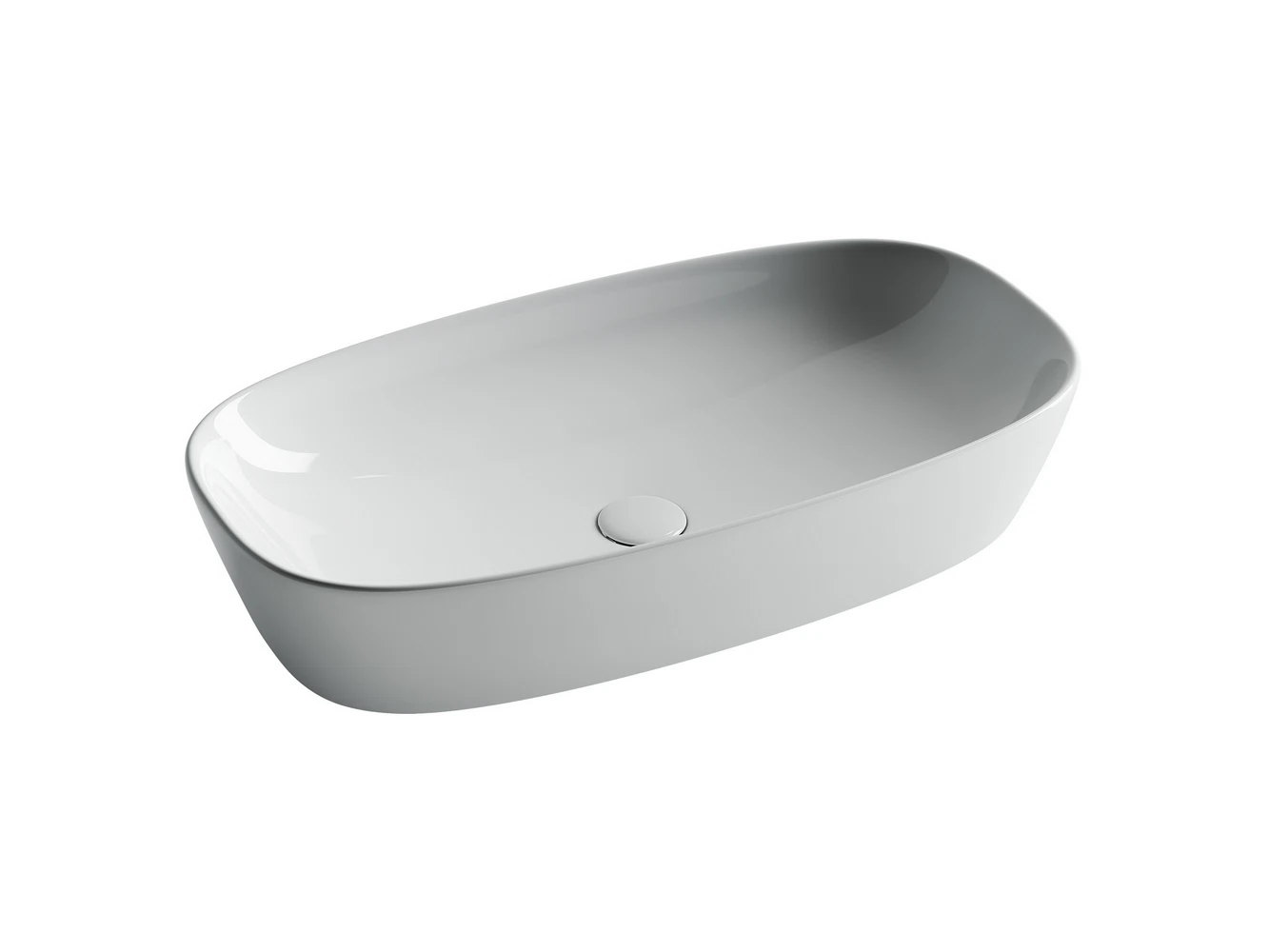 Изображение товара Умывальник накладной овальный Element 700x375x140 мм фарфор белый