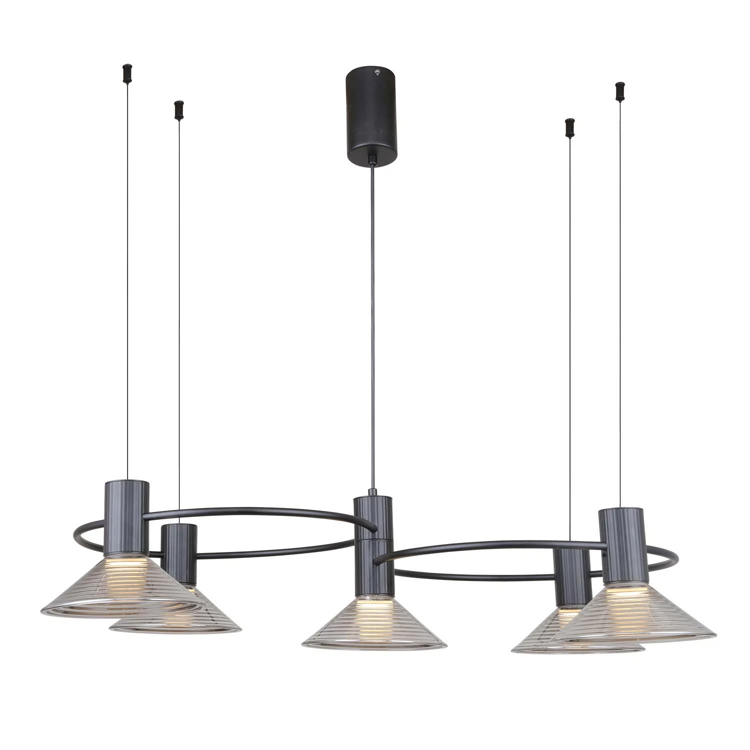 Изображение товара Подвесная люстра FAVOURITE 4622-5P с 5 светодиодными лампами, дизайн лофт