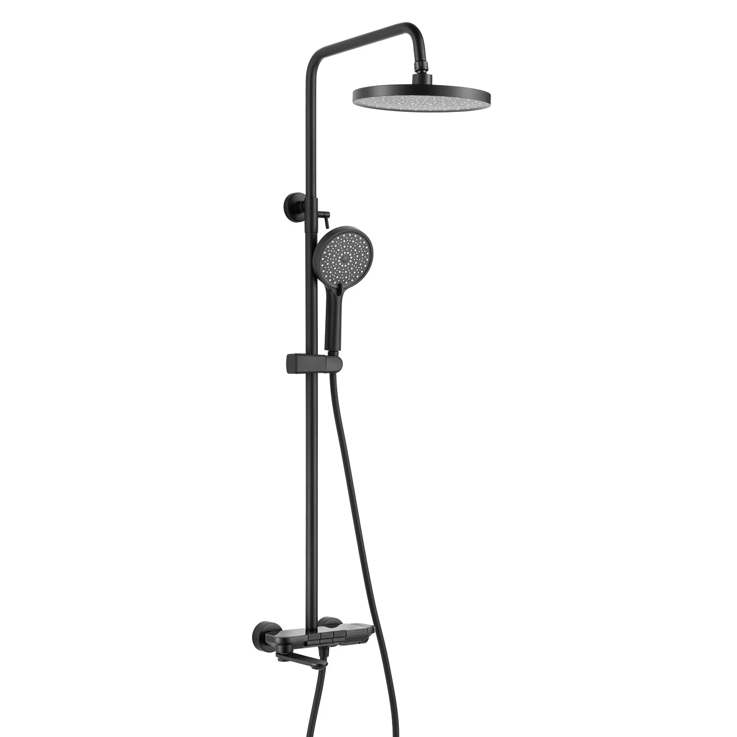 Изображение товара Душевая система Shevanik S4726H, черный