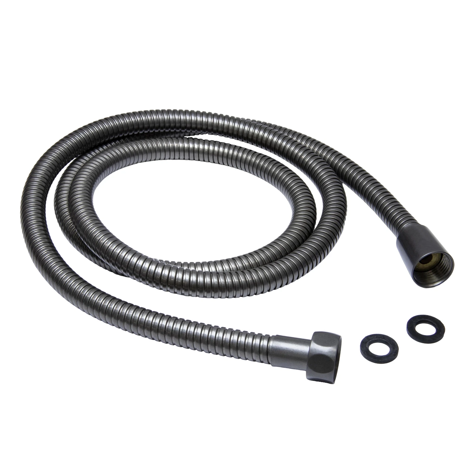 Изображение товара Шланг душевой MIXLINE MIX-2-150 из EPDM и нержавеющей стали, 150 см, цвет графит