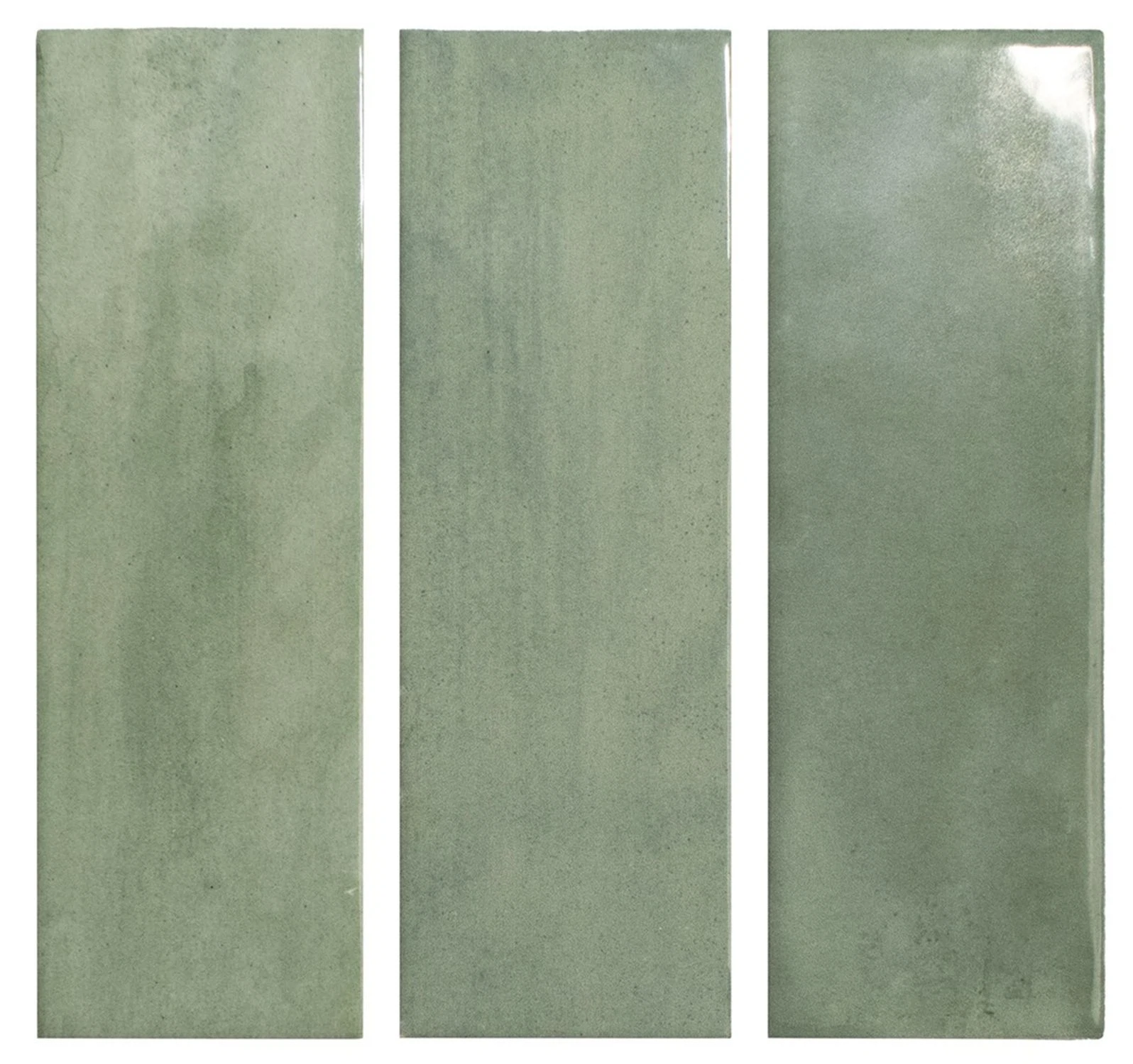 Изображение товара Плитка настенная Calema Clover 5,2х16 зеленая глянцевая Испания