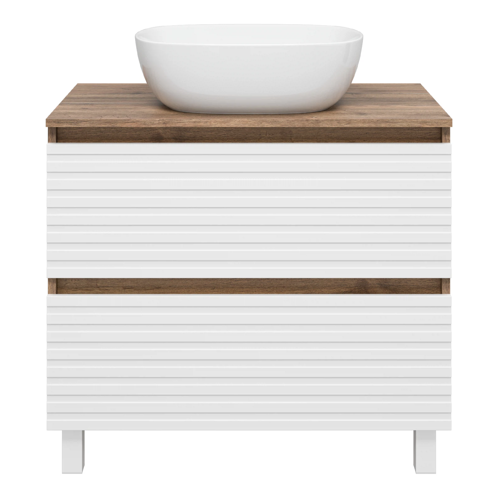 Изображение товара Напольная тумба с раковиной DAKOTA 80, стильная мебель для ванной