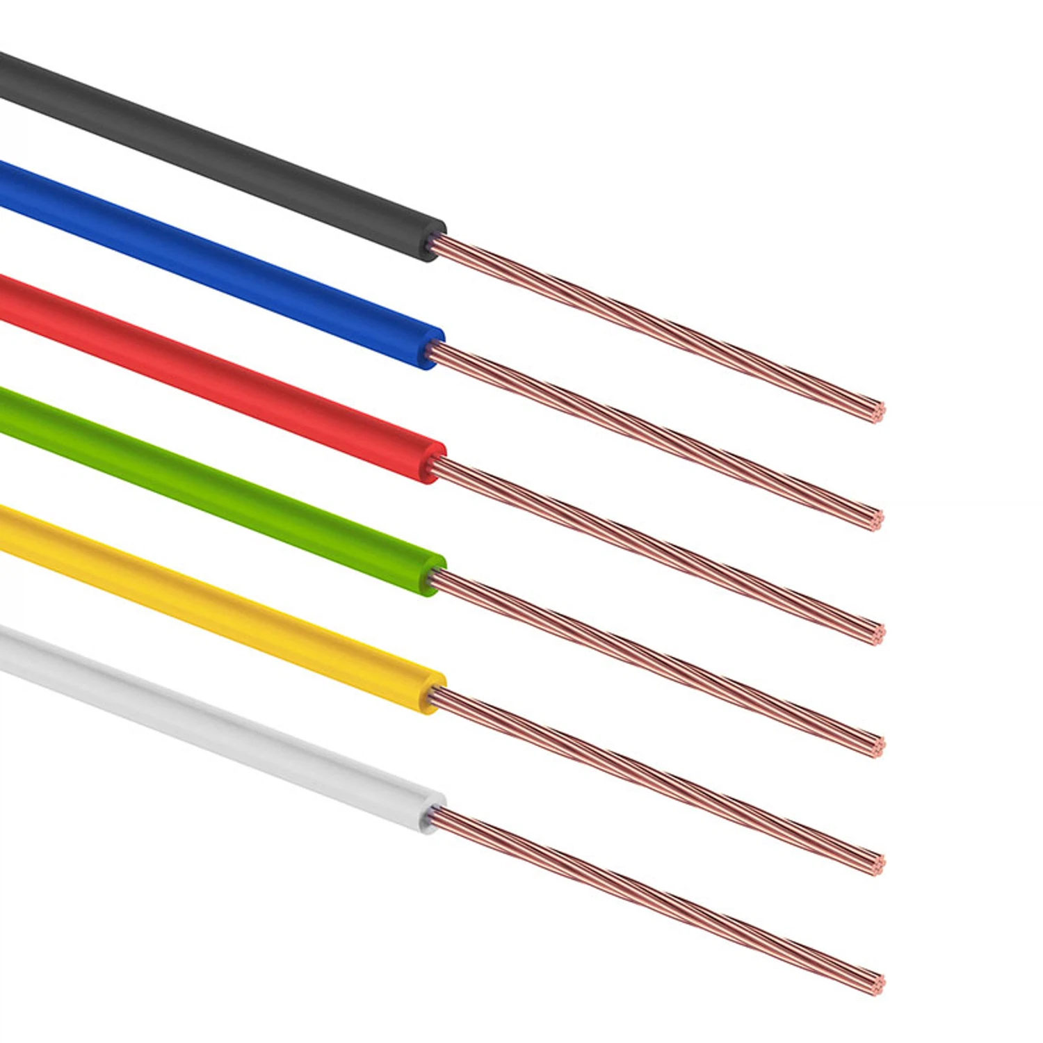 Изображение товара Набор автопровода Радуга 1х1,00мм 6 цветов по 3м REXANT