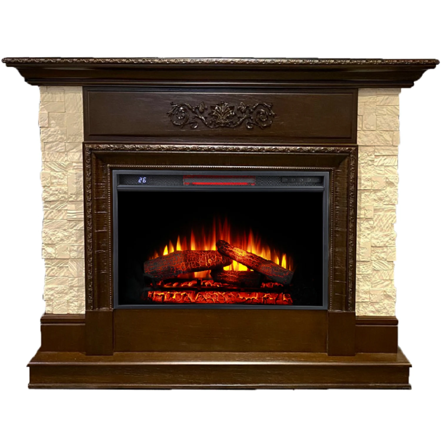 Изображение товара Портал Interflame Сигма26 темный дуб