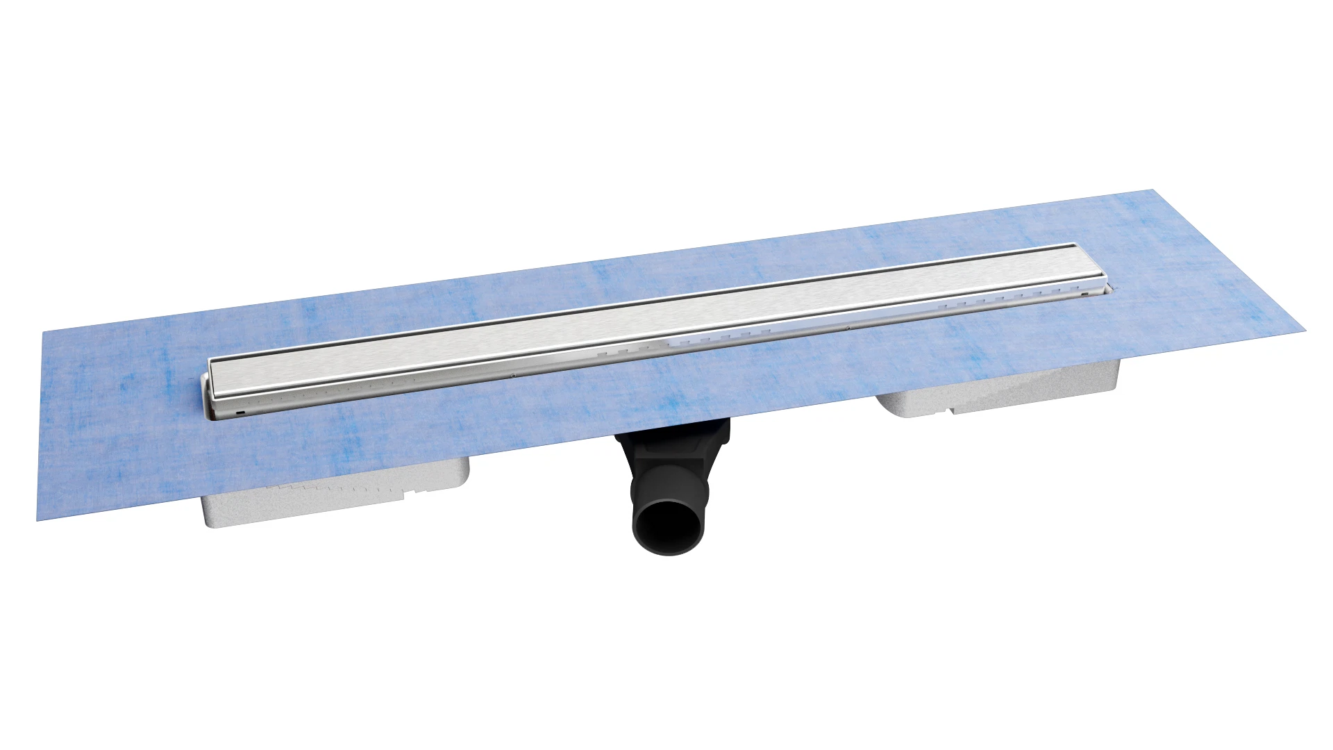 Изображение товара Душевой лоток BERGES В1 Keramik 500, хром глянец, S-сифон D50 H60 боковой