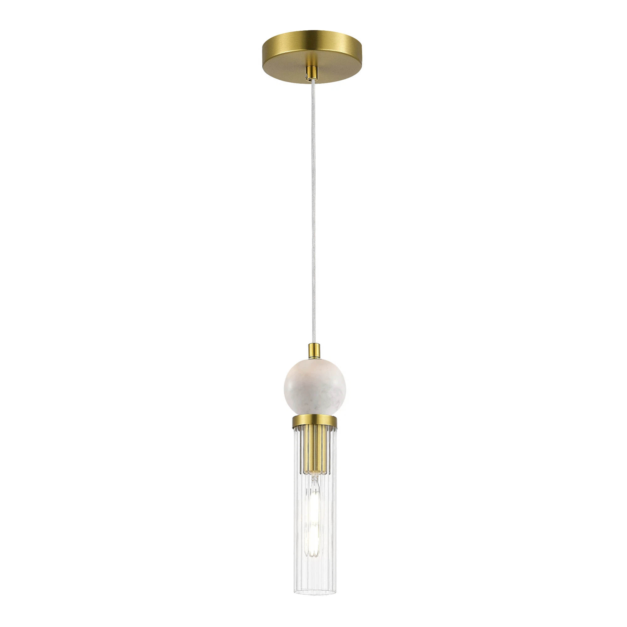 Изображение товара Подвесной светильник ST LUCE MEDEA E14 40W латунь стекло современный дизайн