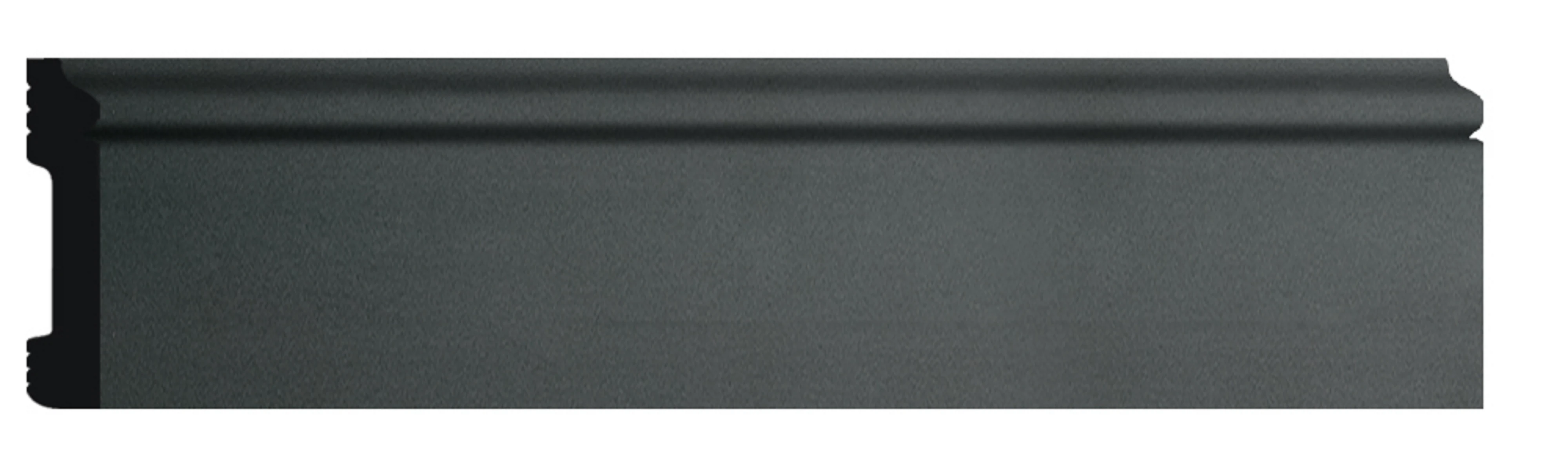 Изображение товара Напольный плинтус 79х13х2400 Серый графит, влагостойкий, кабель-канал, бренд Stenopol