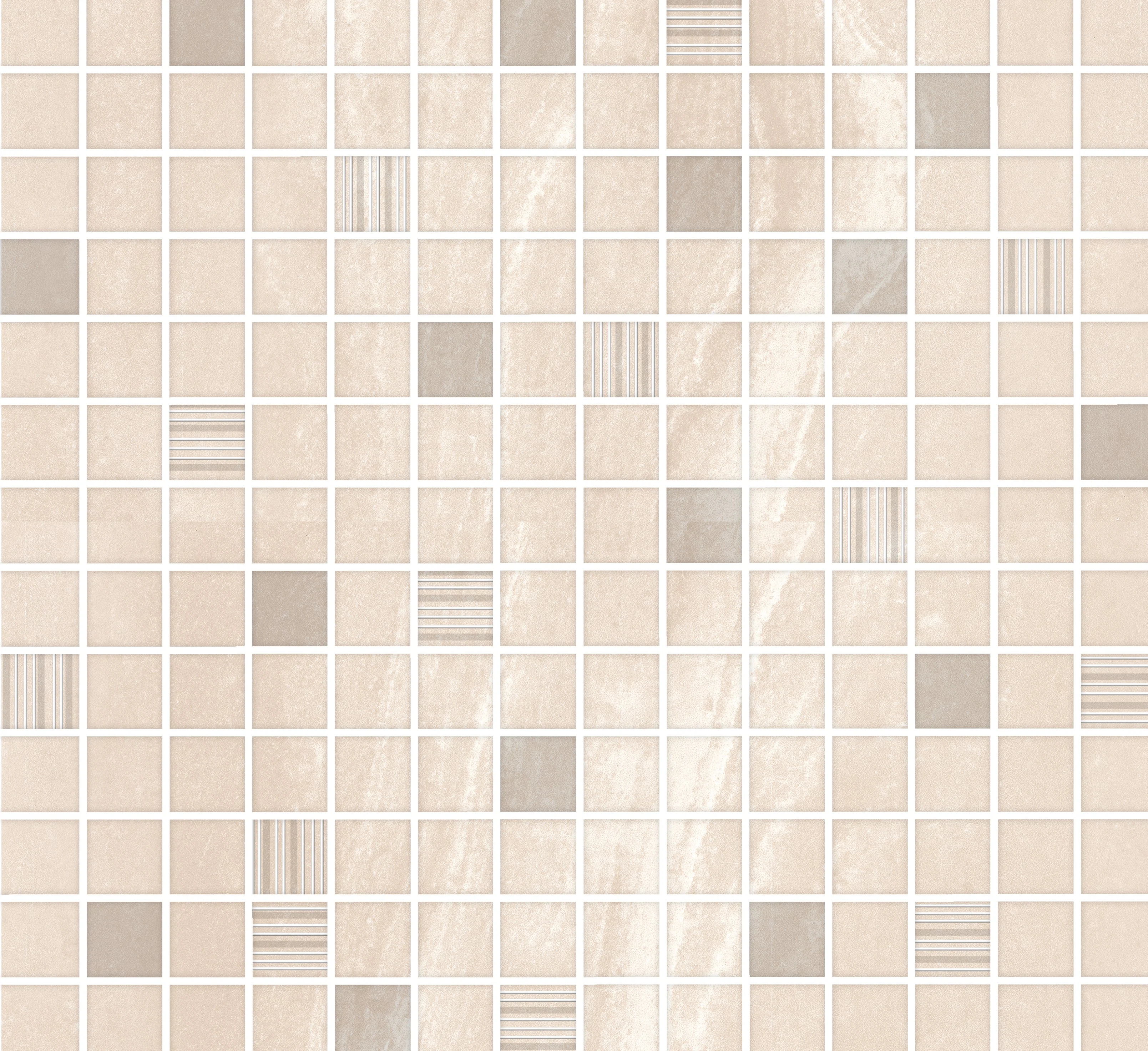 Изображение товара Керамическая декор-мозаика Eurotile DIANA 769 30x30 см бежевый