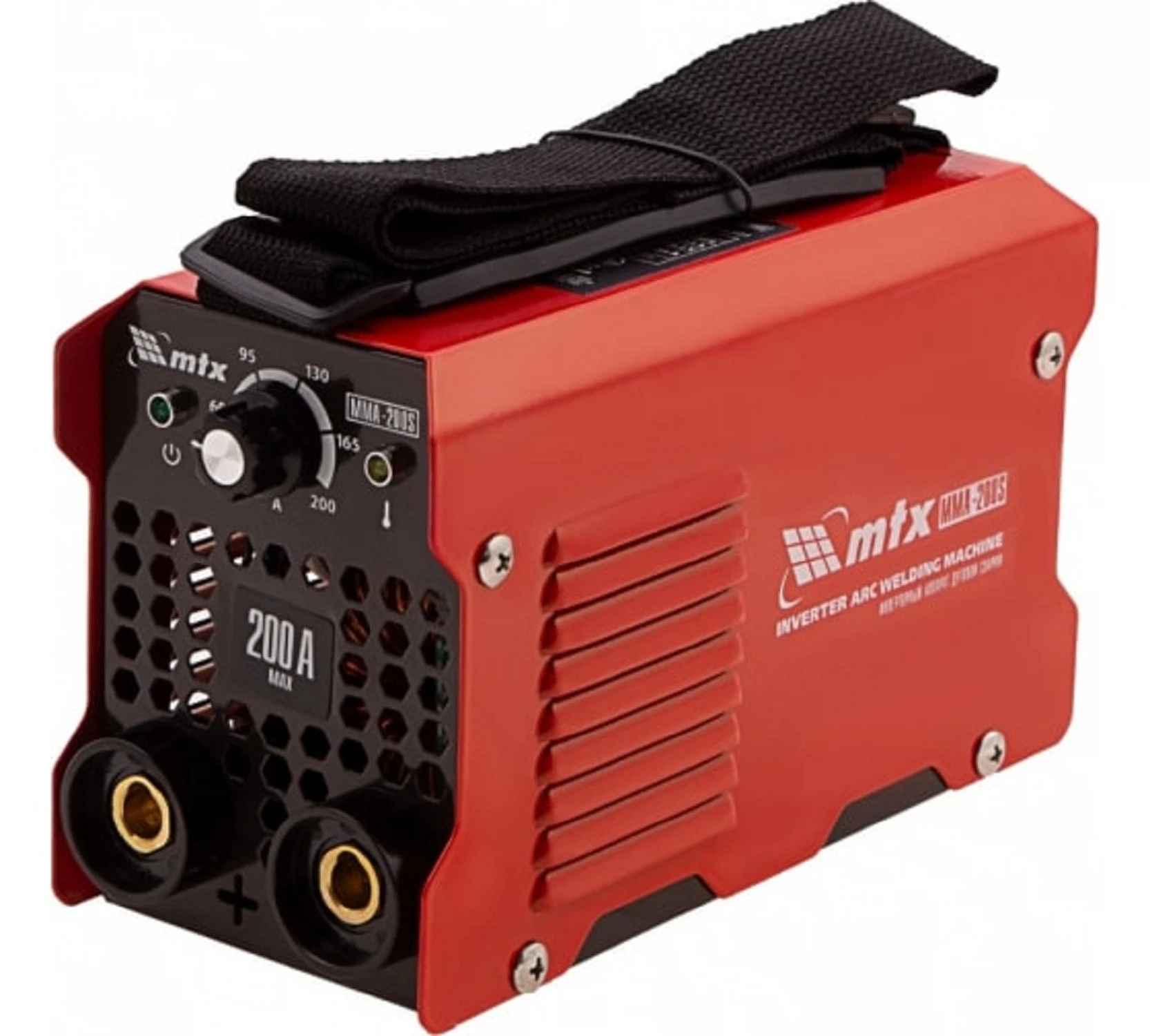 Изображение товара Инверторный аппарат дуговой сварки MMA-200S, 200 А, ПВ60%, диаметр электрода 1,6-5 мм MTX