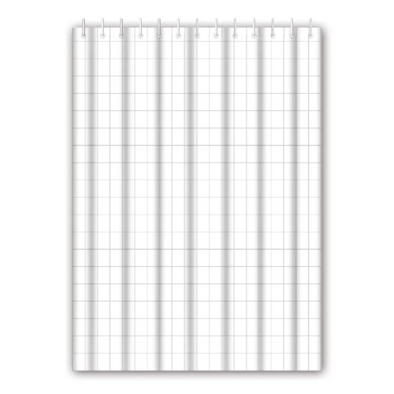 Изображение товара Штора для ванной Haiba HB75002, квадраты, белая