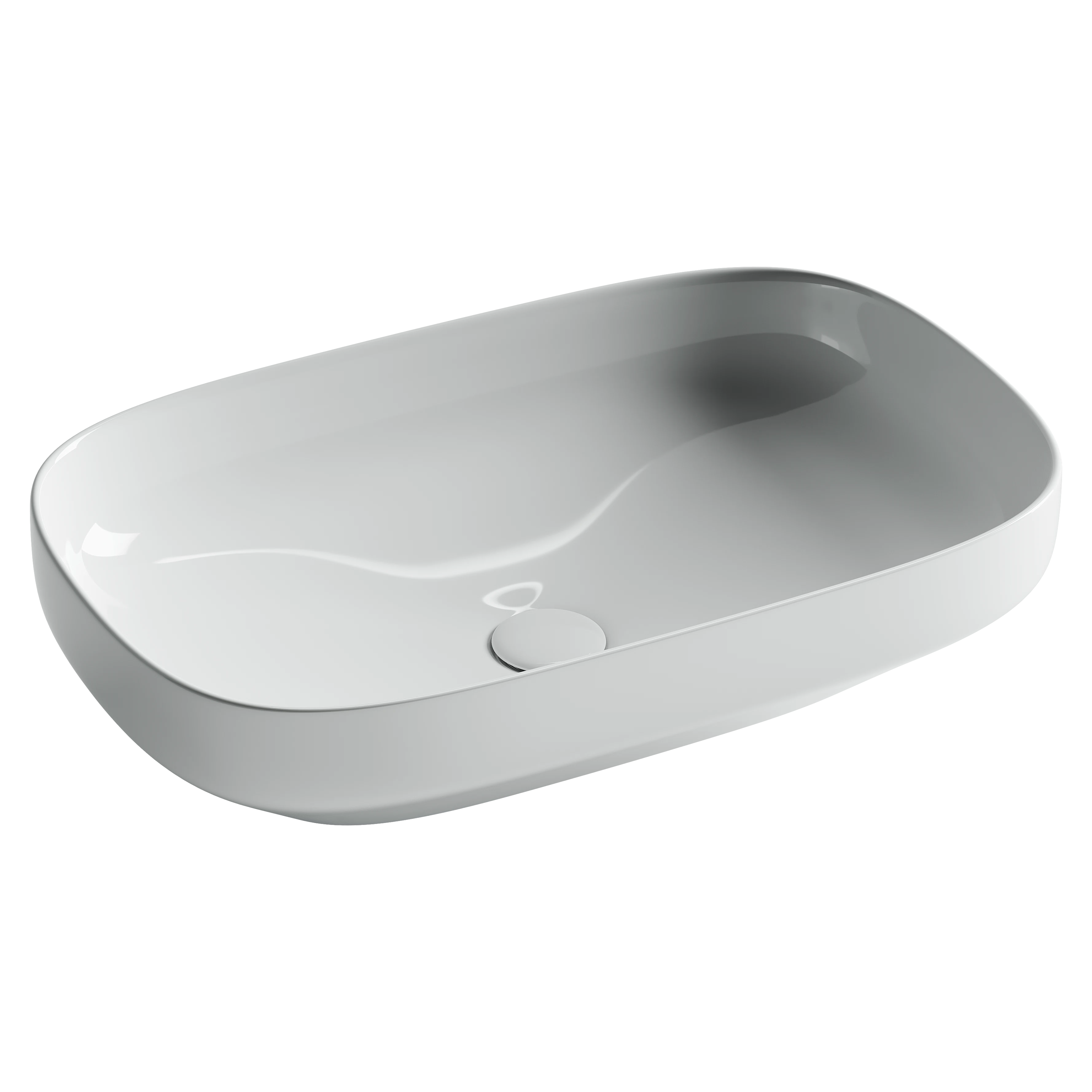 Изображение товара Раковина накладная Ceramica Nova ELEMENT белая, модель CN5030