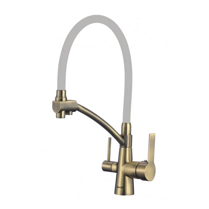 Изображение товара Смеситель Savol S-L1805C-04 бронза для кухни с фильтром