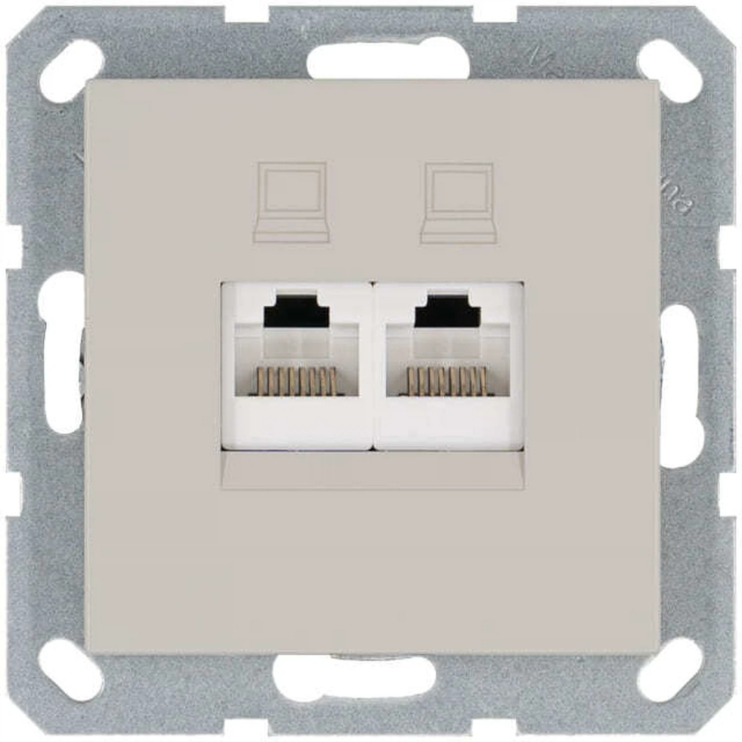 Изображение товара Розетка RJ45 Jasmart G Тауп 2-ая