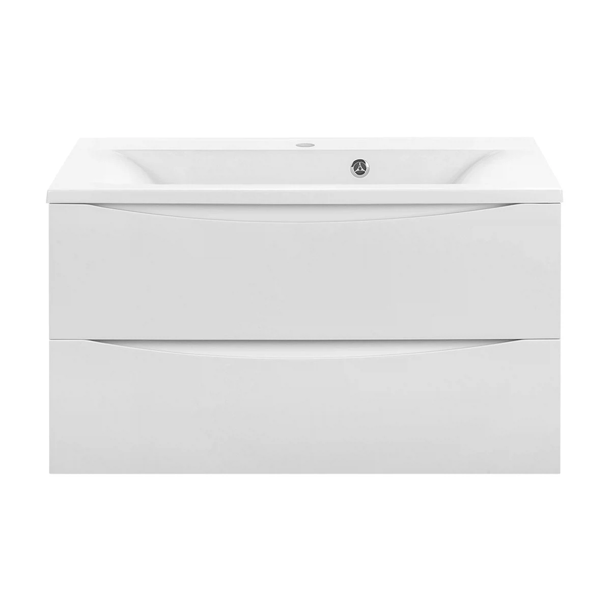 Изображение товара Тумба под раковину Mia 900 подвесная 2 ящика Soft Close белая Vincea