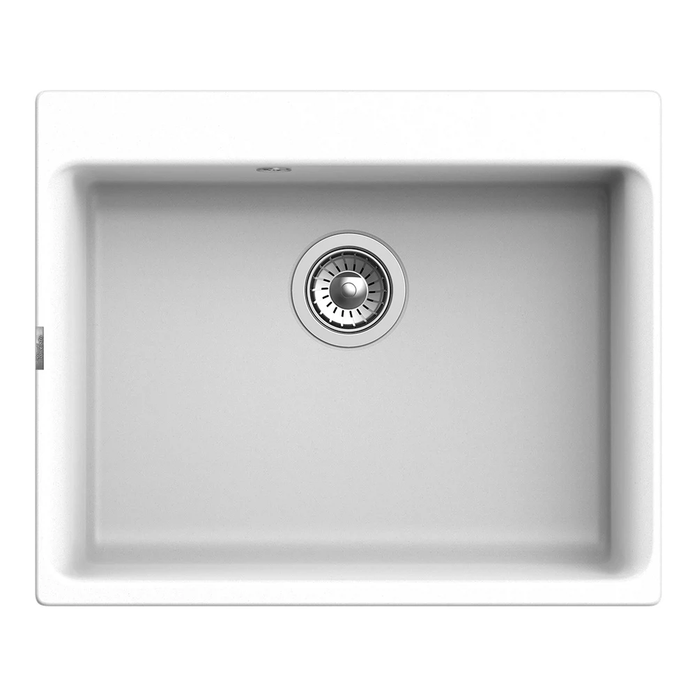 Изображение товара Rivelato AXEL Х-60 иней — кварцевая врезная мойка, 630x520 мм