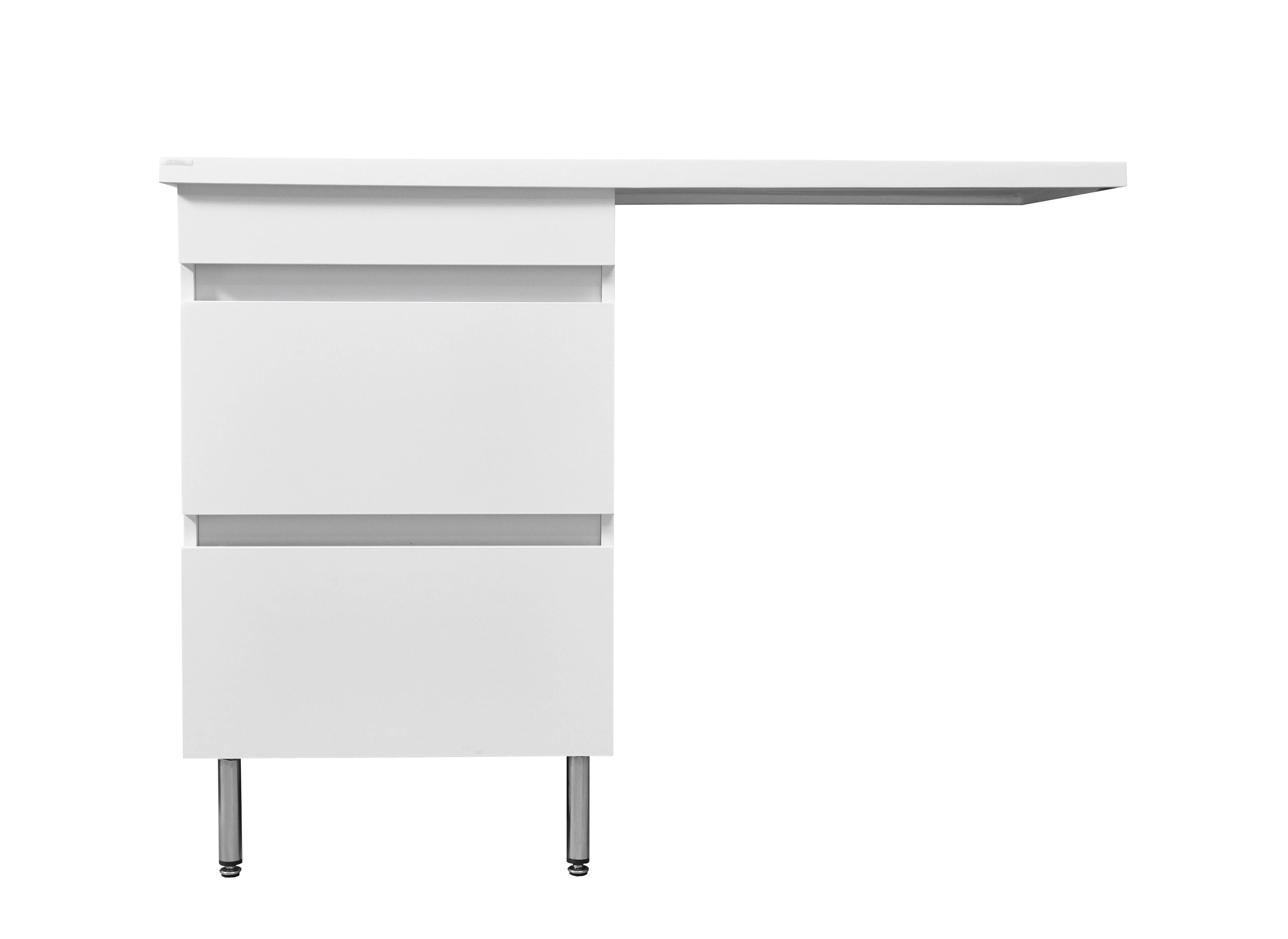 Изображение товара Тумба для ванной комнаты Мадлен 110 Stella Polar с двумя ящиками белая