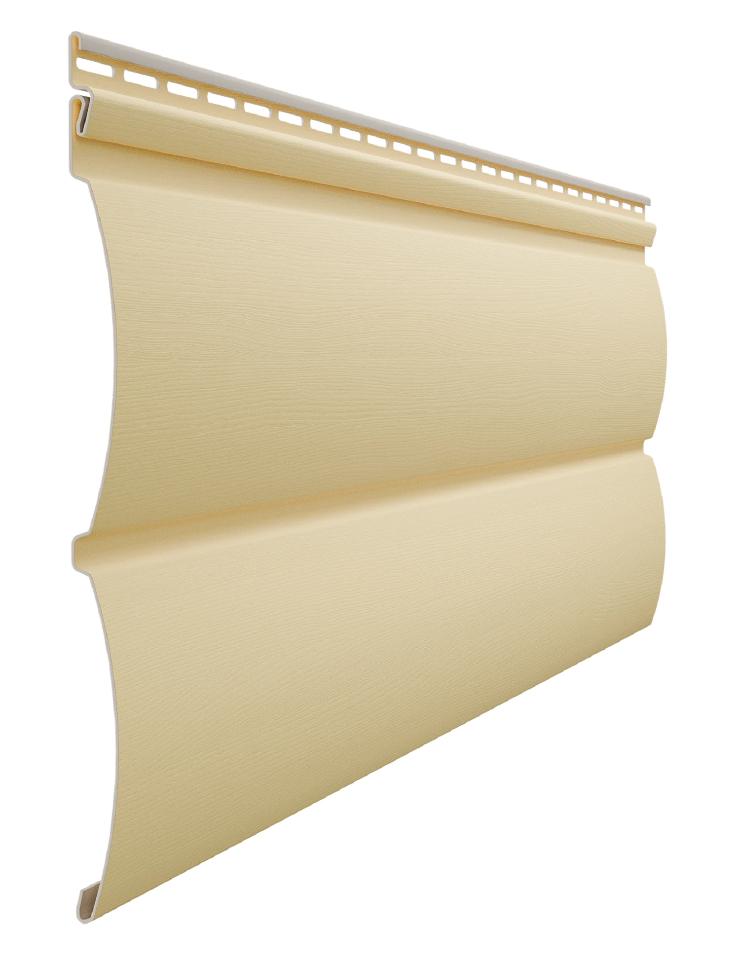 Изображение товара САЙДИНГ виниловый DÖCKE БАНАН коллекция БЛОК-ХАУС D4.7T серия PREMIUM PASTEL