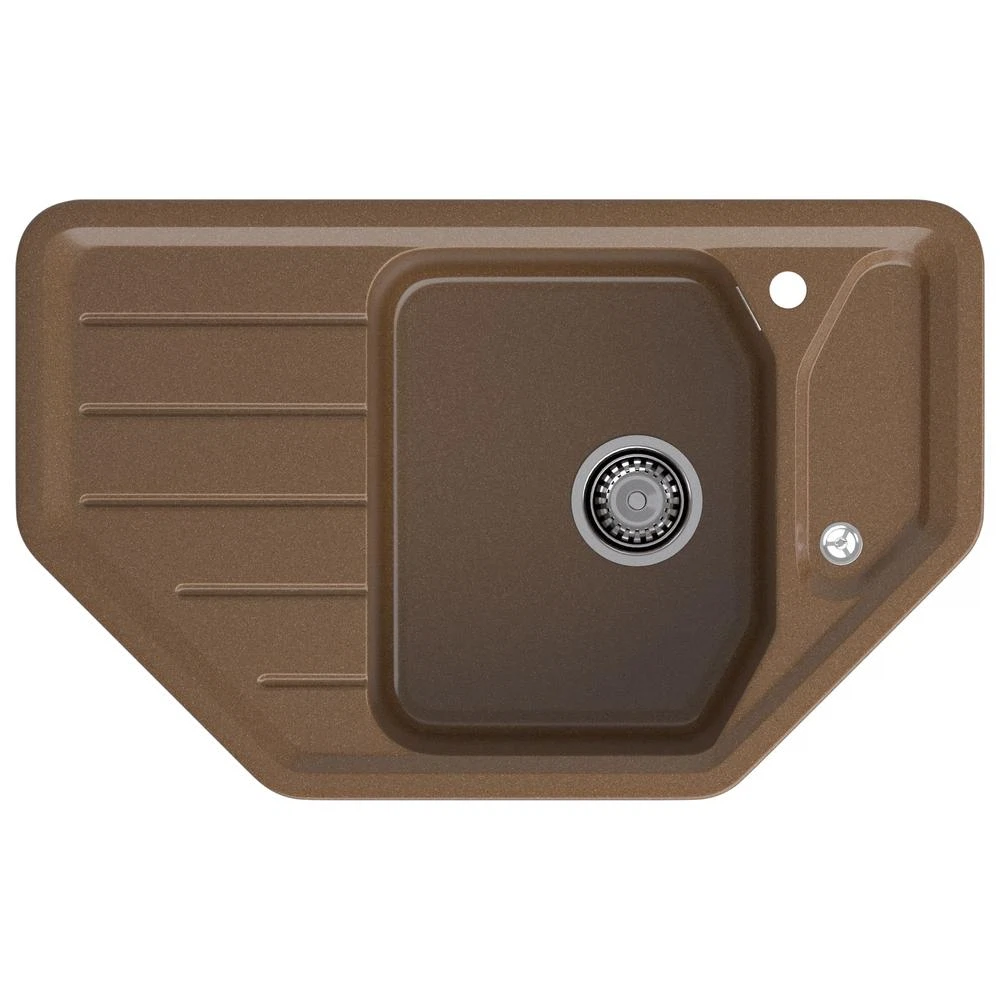 Изображение товара Мойка кухонная GranFest CORNER 800E Терракот