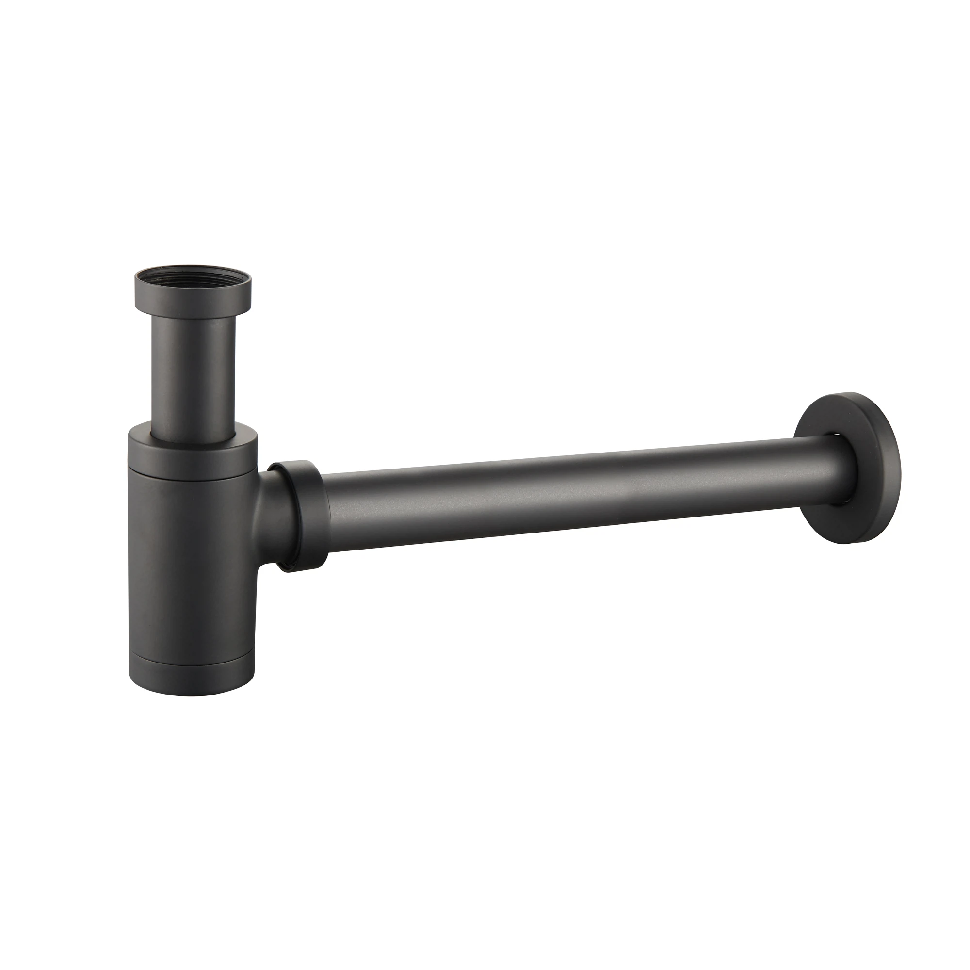 Изображение товара Сифон для раковины черный TOKITO G 1-1/4" с гидрозатвором, гарантия 7 лет