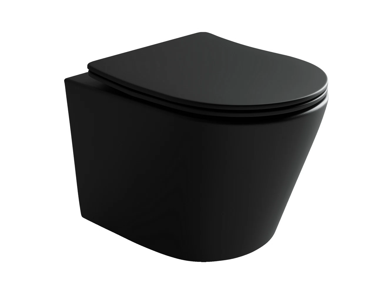 Изображение товара Подвесной унитаз Balearica Rimless (цвет Черный Матовый)