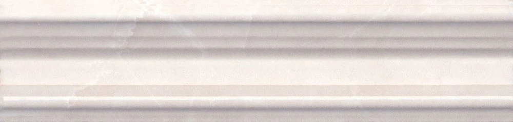 Изображение товара Бордюр керамический Багет Баккара бежевый 20x5 см глянцевый для стен