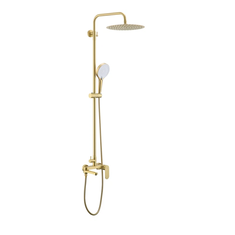 Изображение товара Душевая система Raglo R10.24.03, сатин золотой