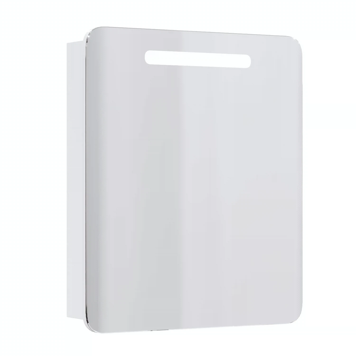 Изображение товара Зеркальный шкаф с LED подсветкой Onika Неаполь 60 белый для ванной комнаты