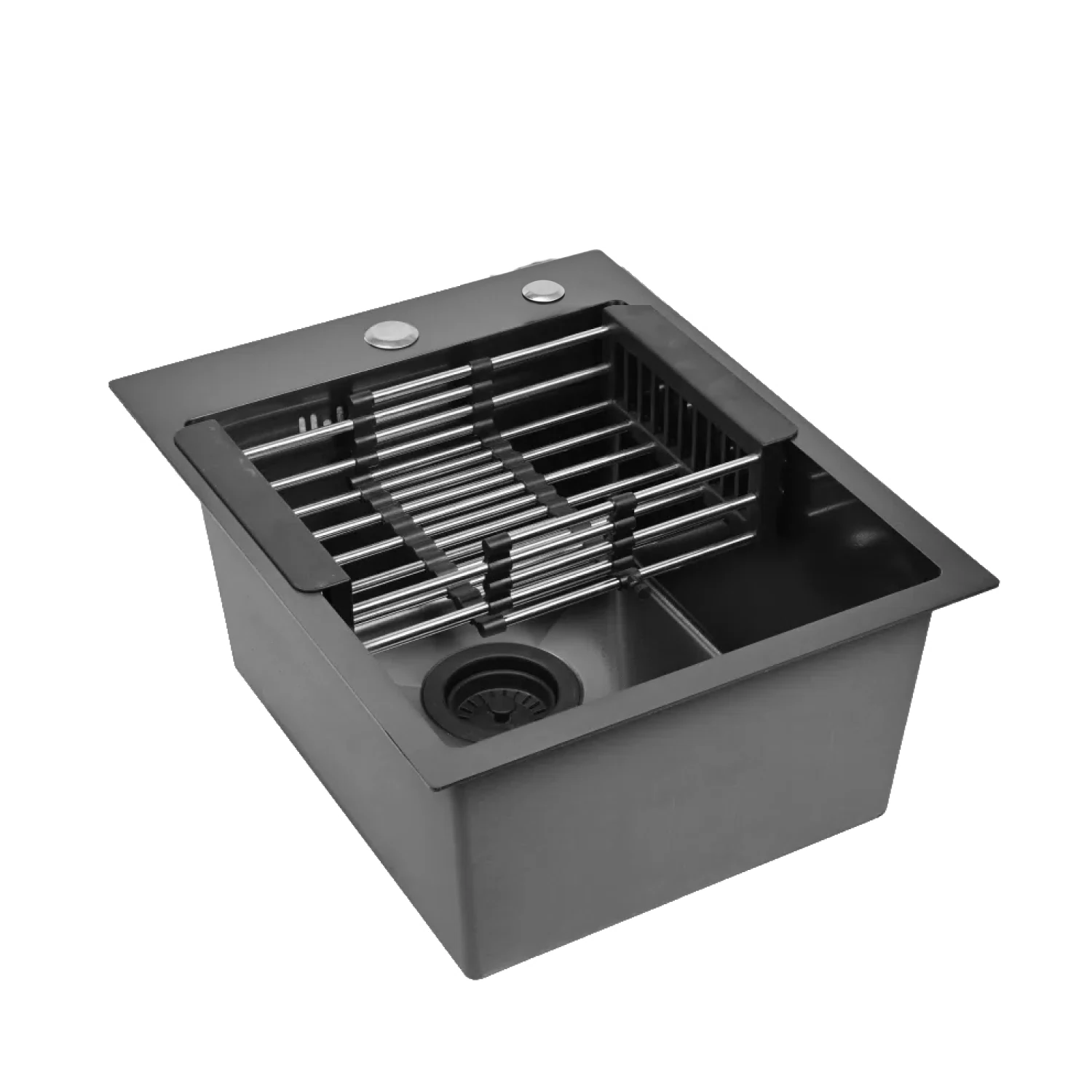 Изображение товара Мойка для кухни из нержавеющей стали WISENT WS34050B черный 40х50 см PVD покрытие