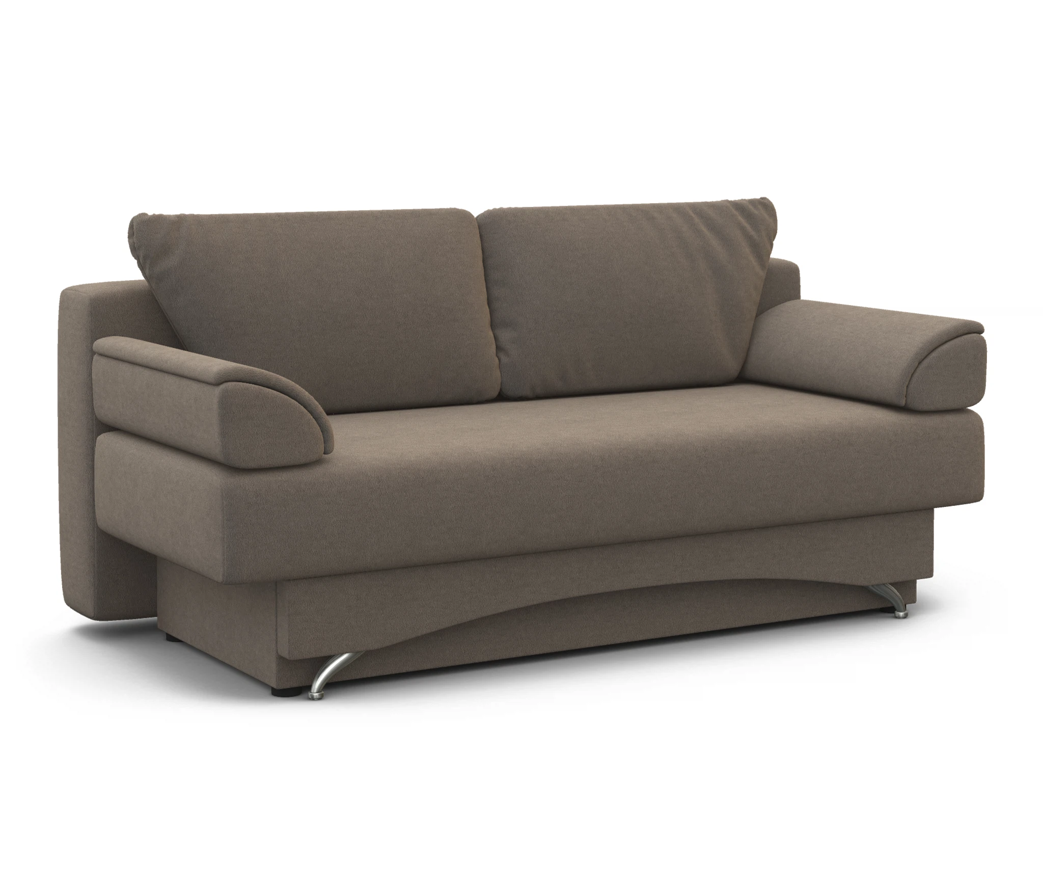 Изображение товара Диван-кровать Евро 130 велюр светло-коричневый