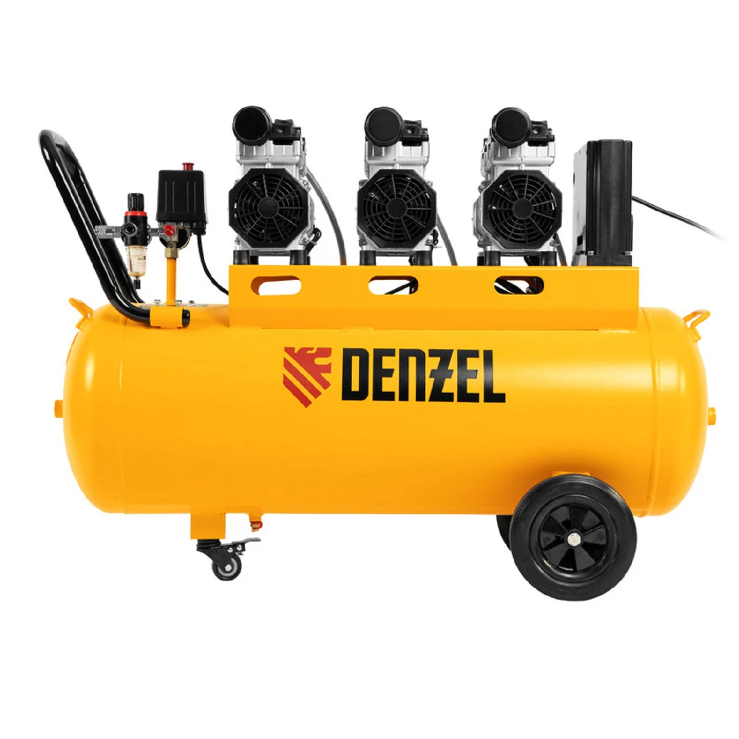 Изображение товара Компрессор безмасляный Denzel DLS 2550/100 2250 Вт 100 л профессиональный