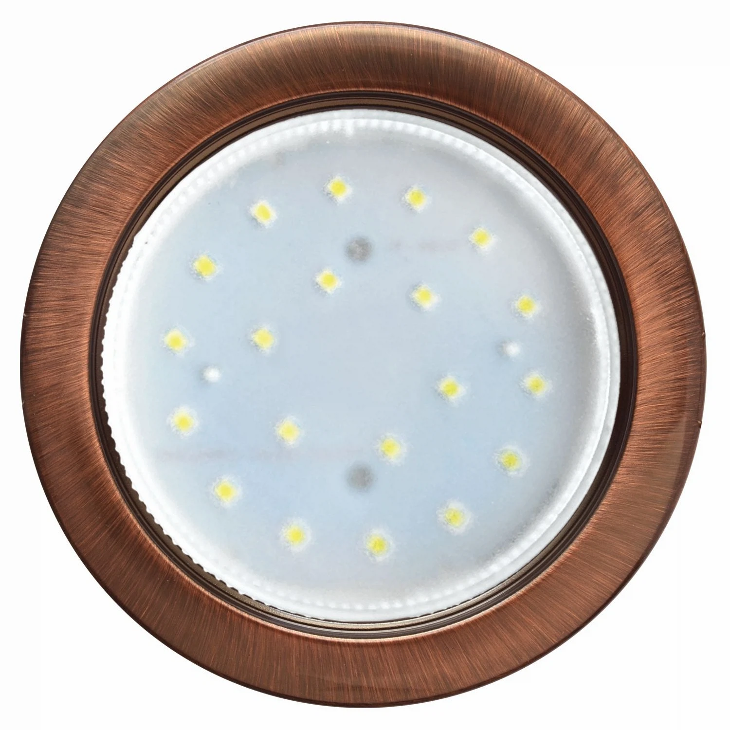 Изображение товара Встраиваемый светильник Ecola GX53 H4 черненая медь 38x106 см для точечного освещения